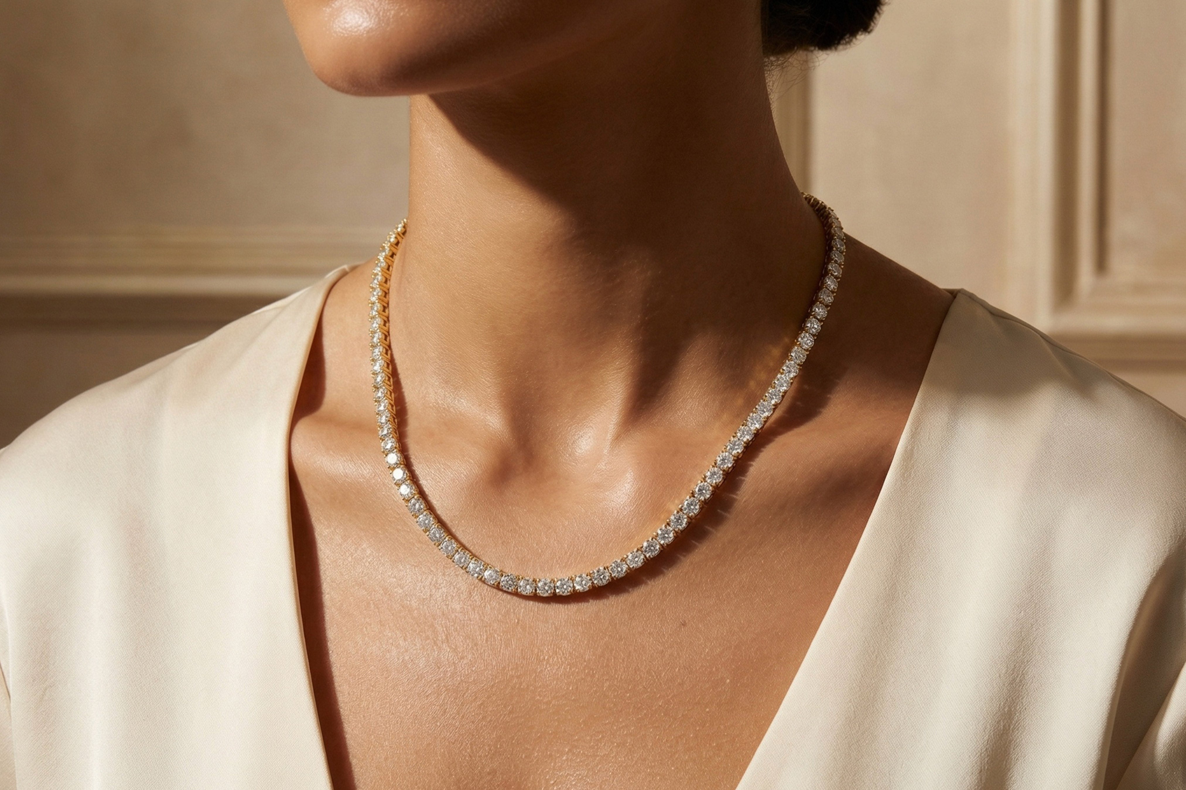 Crislu Tennis Necklaces