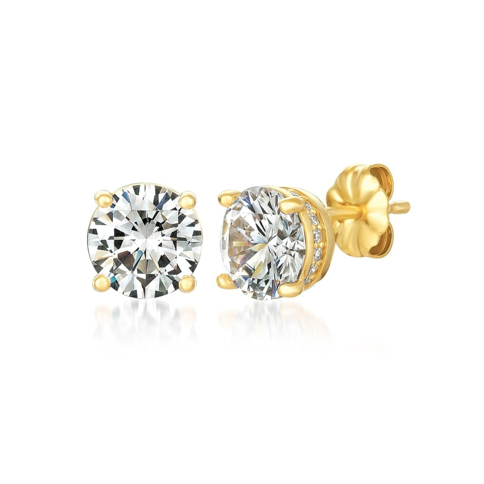 1.5ct Royal Brilliant Cut Stud Earrings - CRISLU