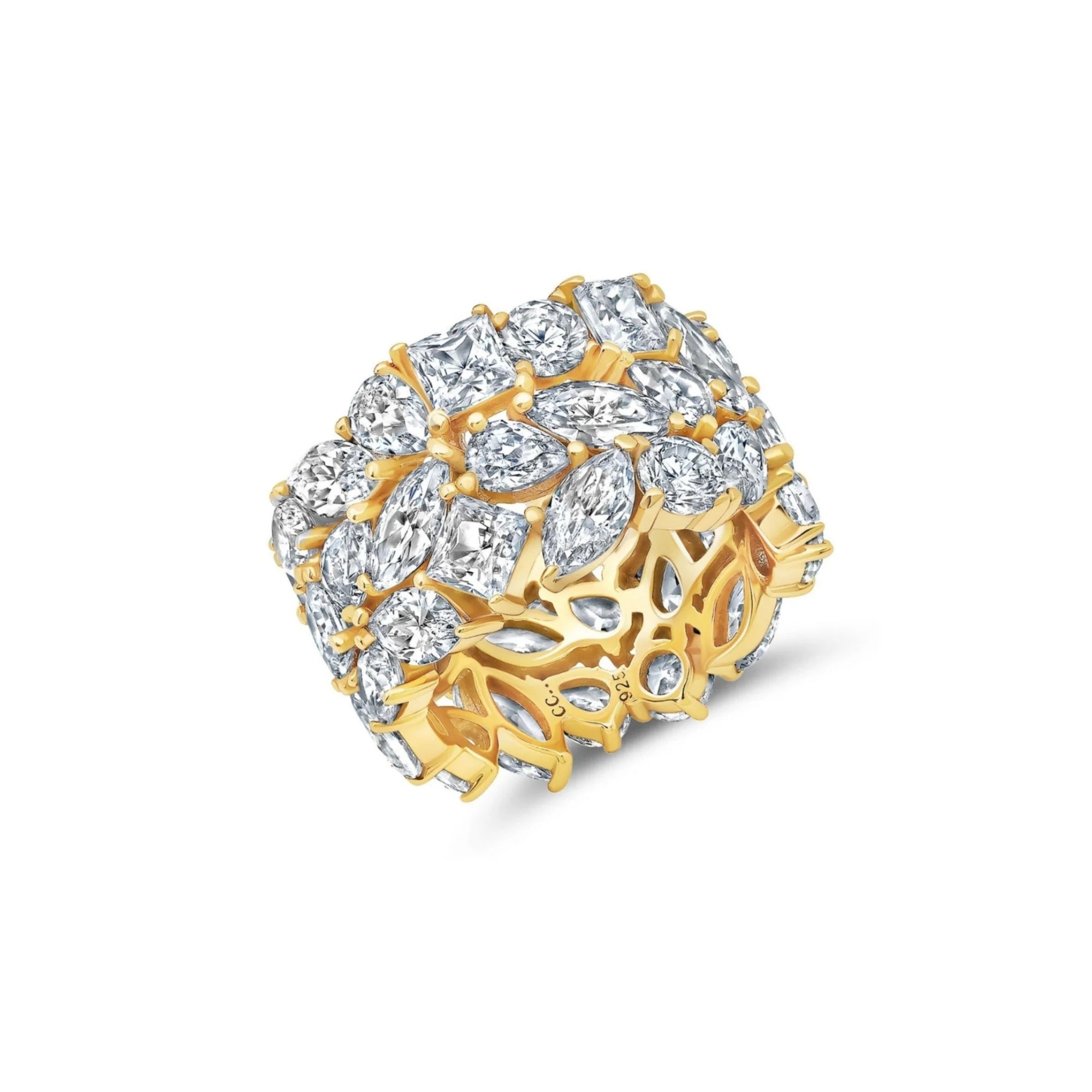 Multi Cluster Eternity Ring