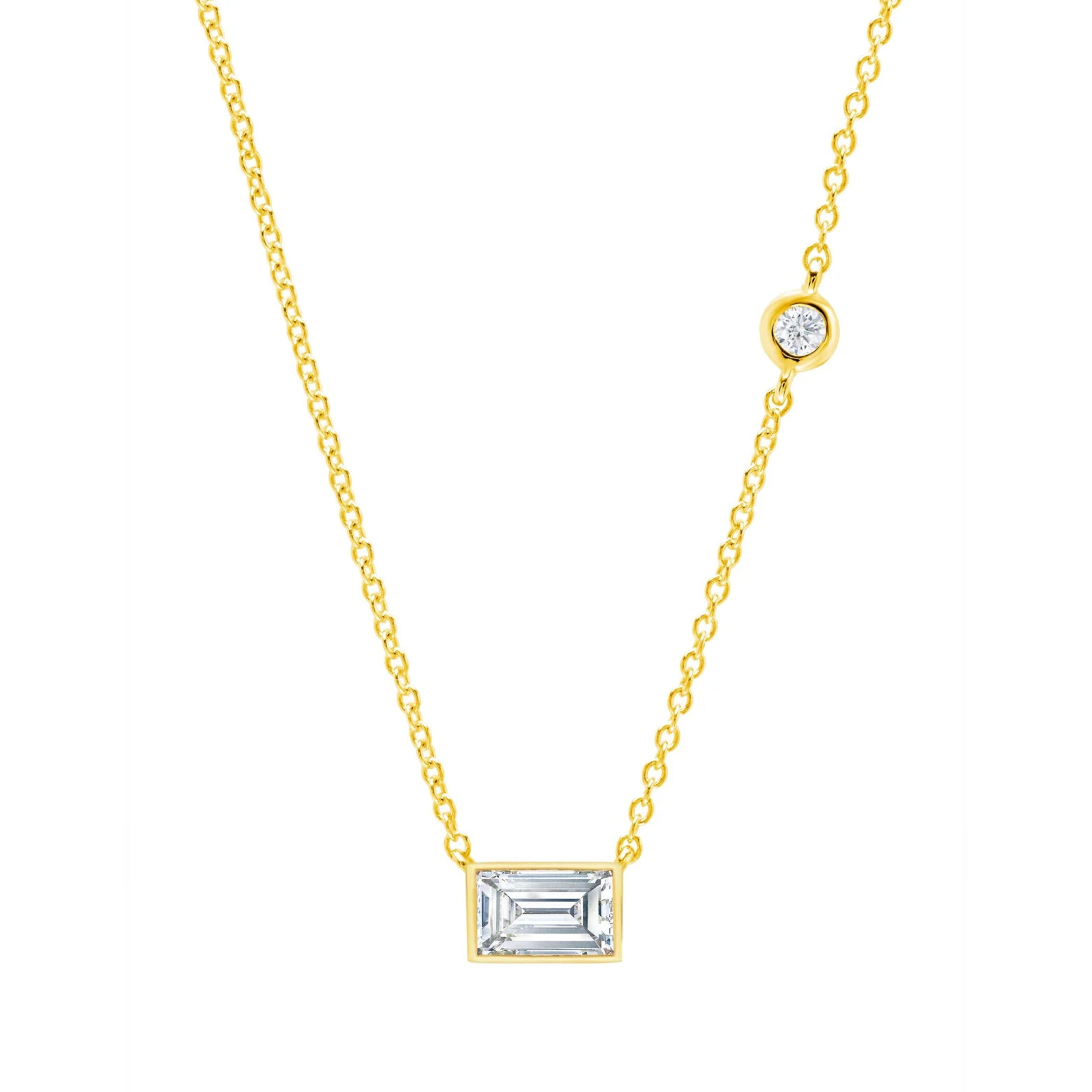 Baguette Asymmetrical Necklace
