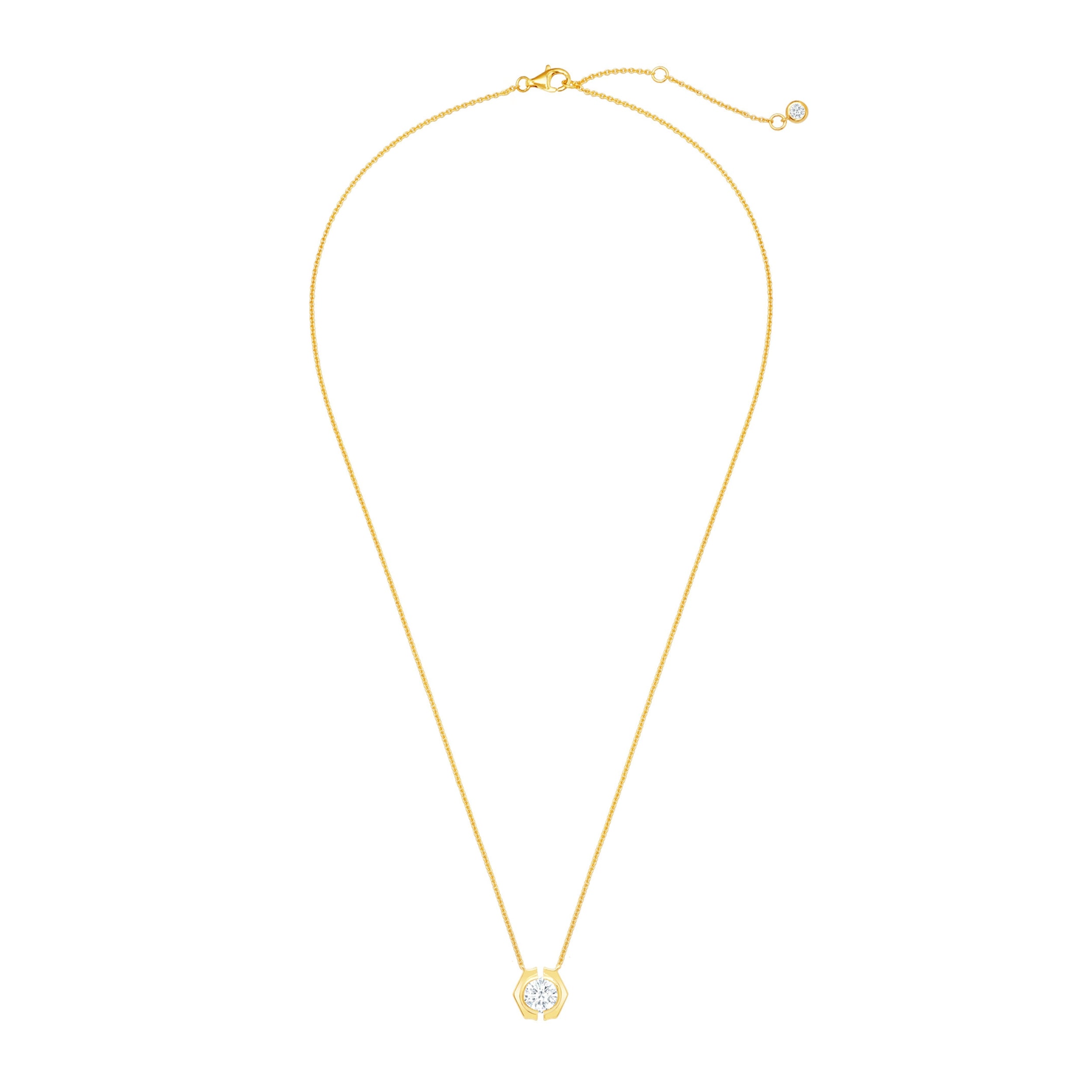 Solara Necklace Finished in Gold