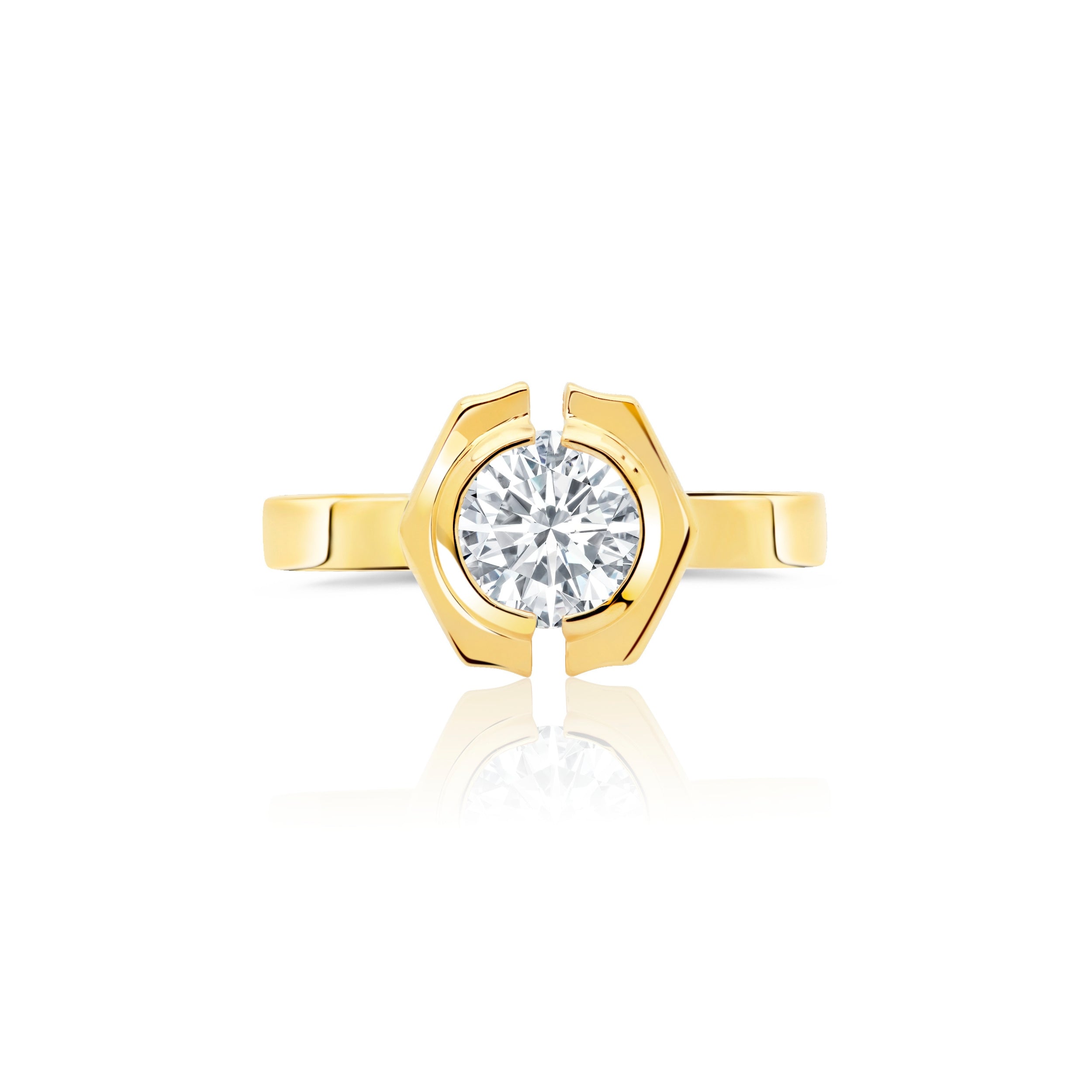 Solara Ring Finished in Gold