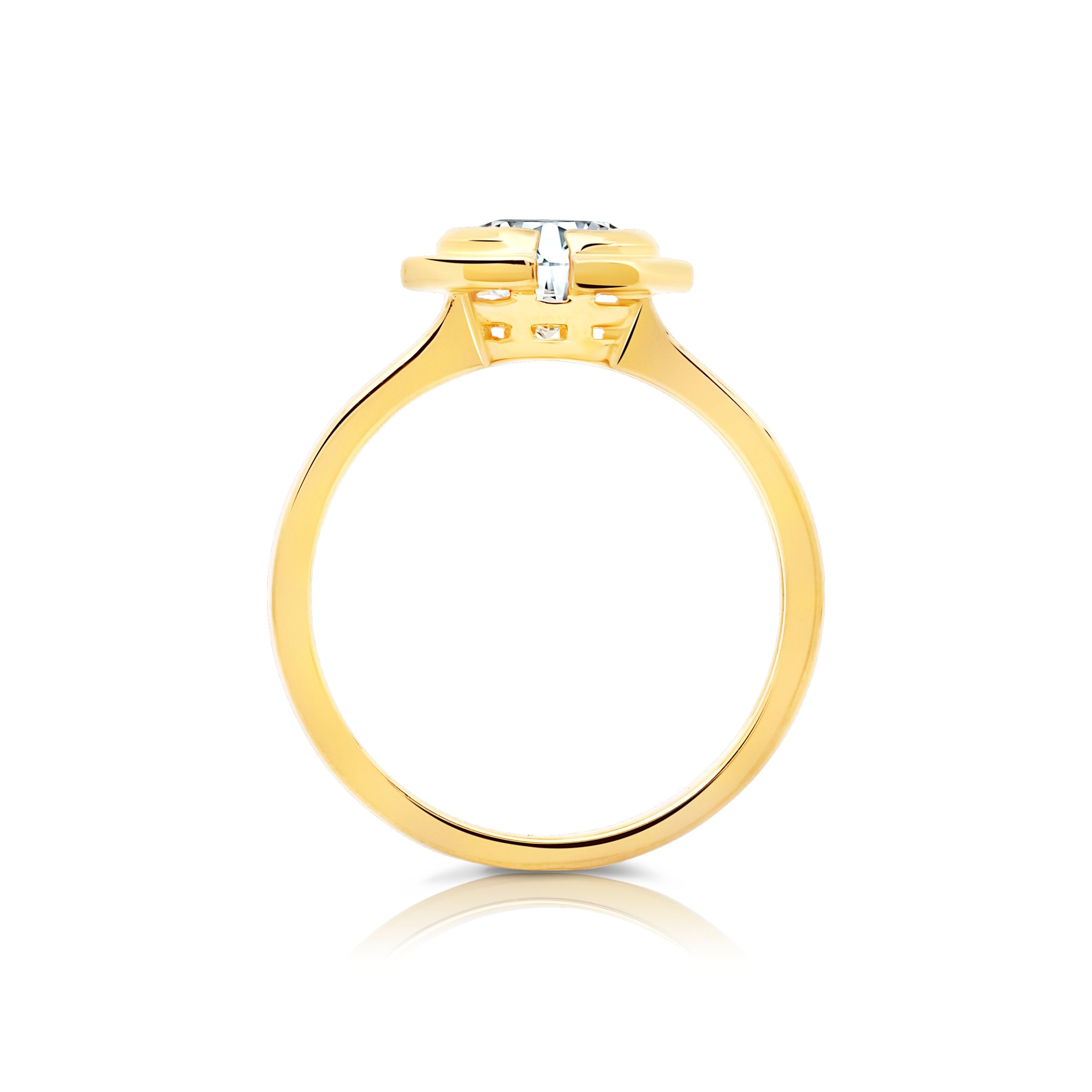 Solara Ring Finished in Gold