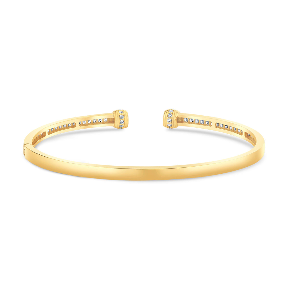 Contour Pavé Open Cuff Bangle