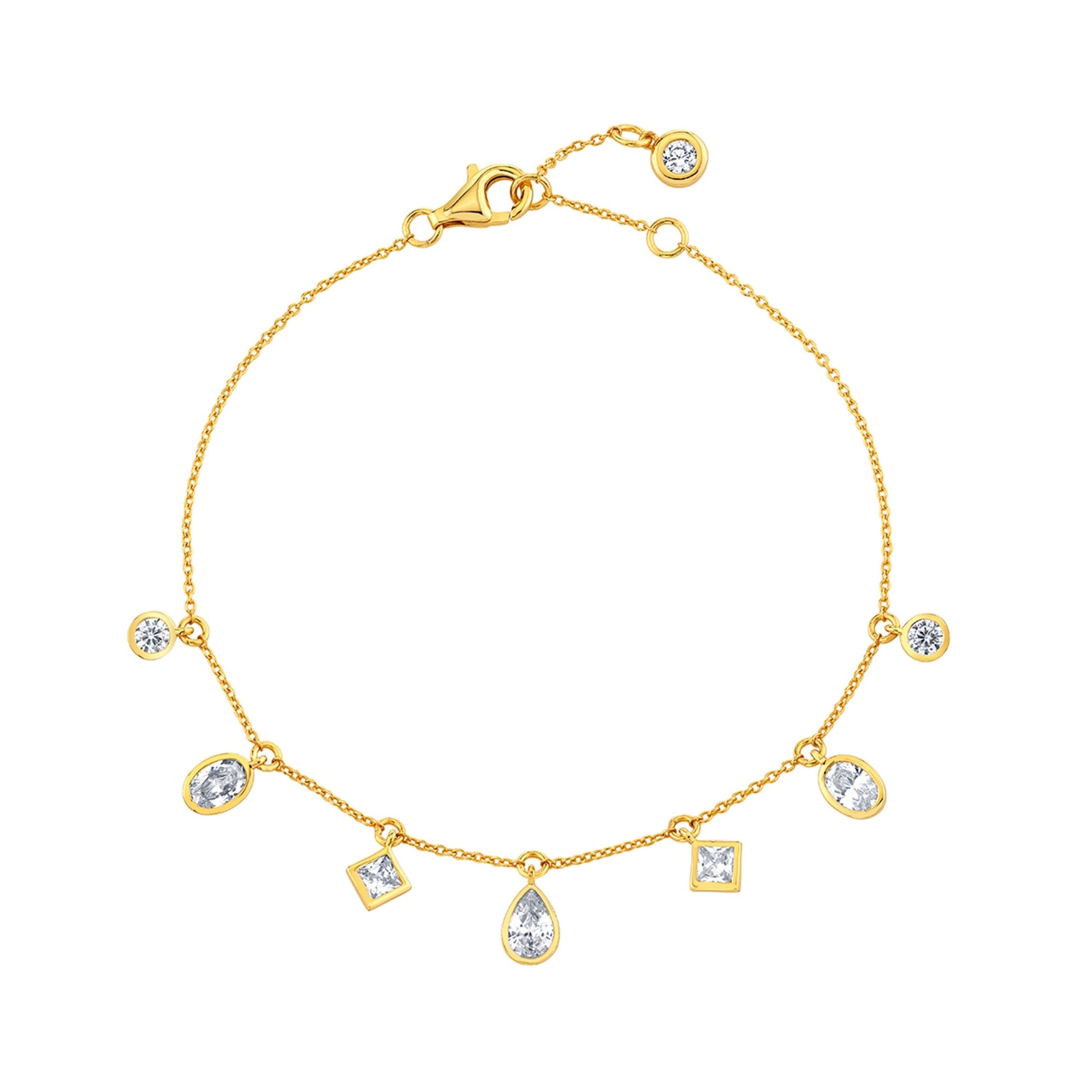 Charmed Multi-Shape Charm Bracelet