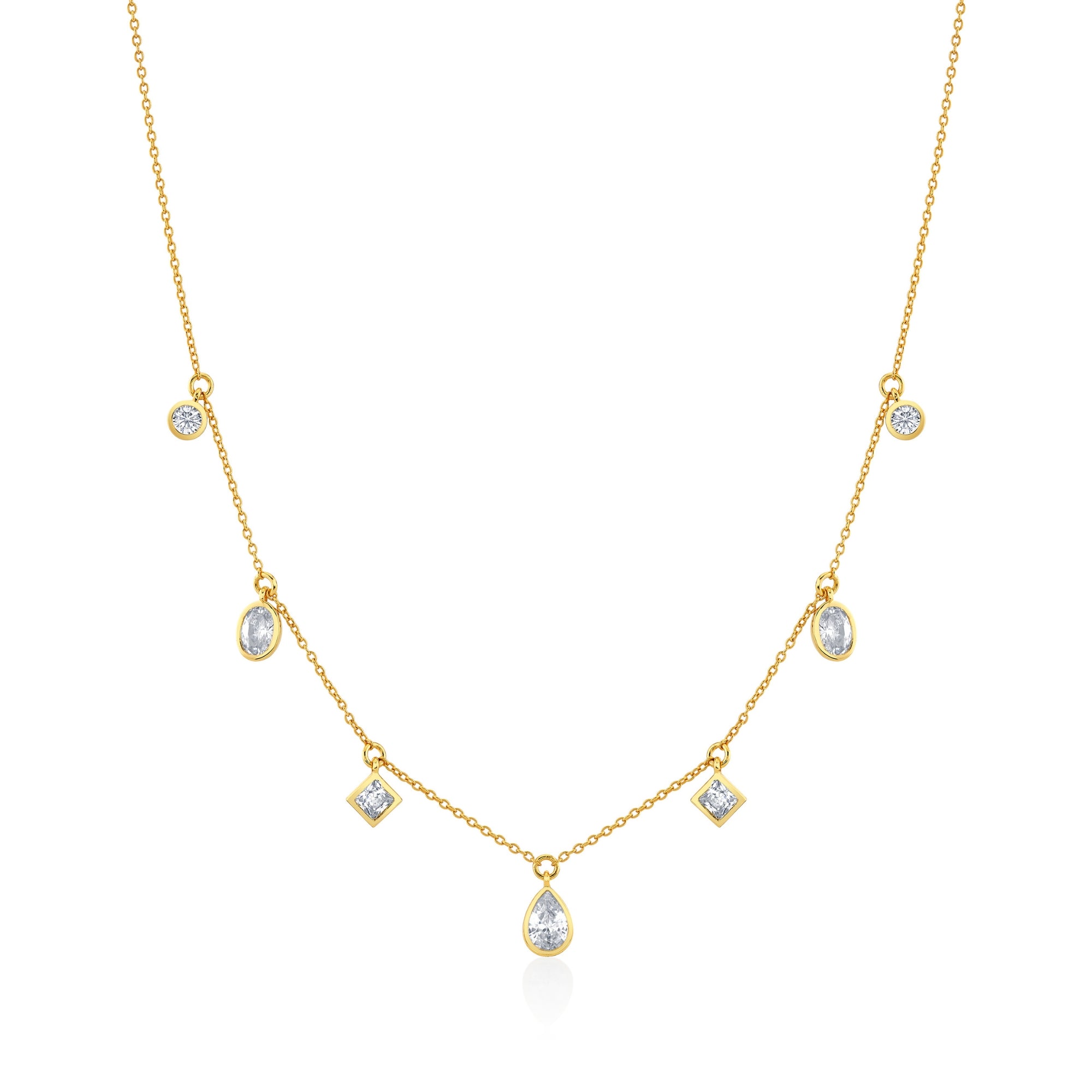 Charmed Multi-Shape Charm Necklace