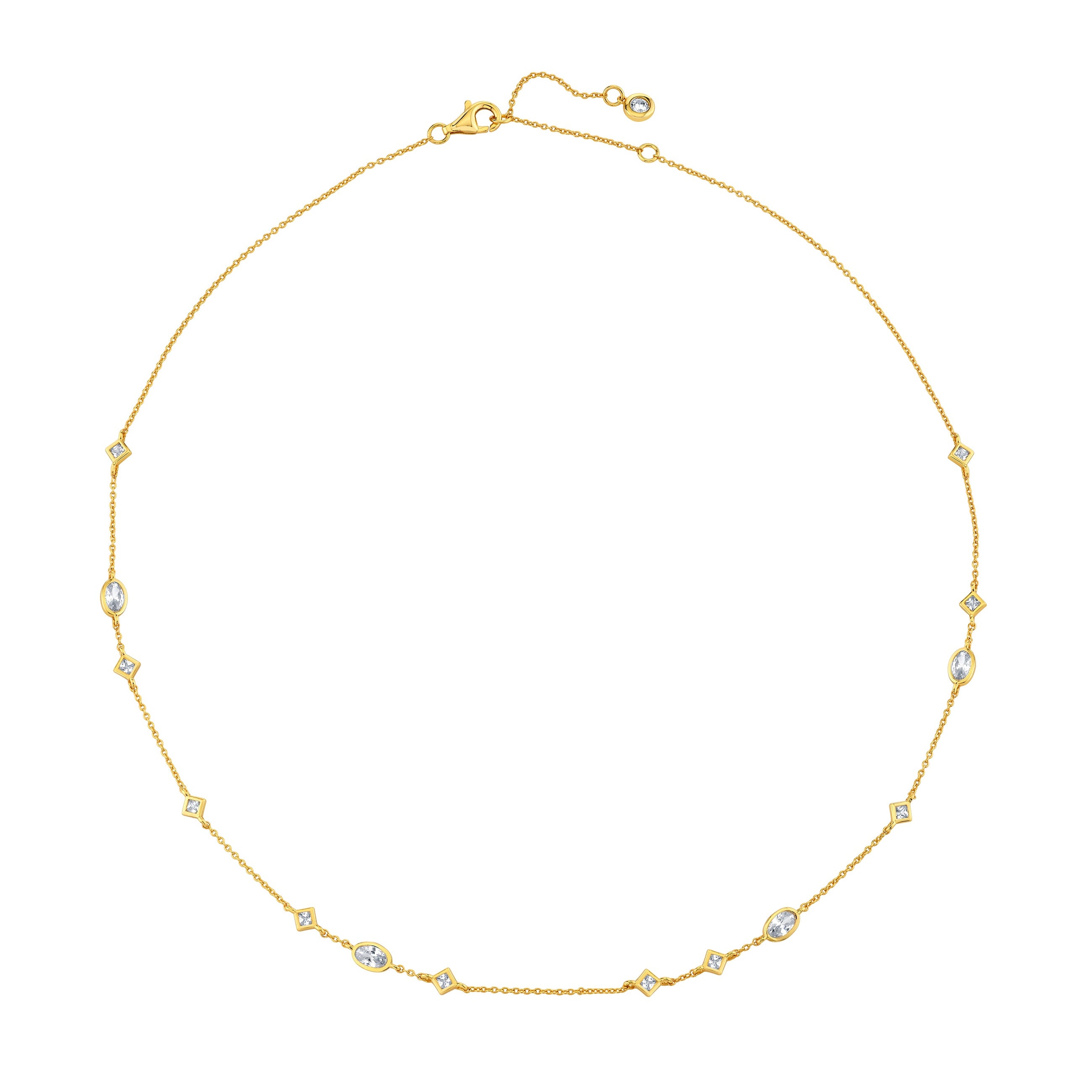 Charmed Multi-Shape Station Necklace