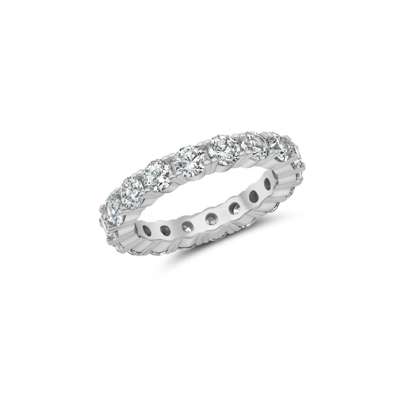3.7ct Brilliant Cut Eternity Band - CRISLU