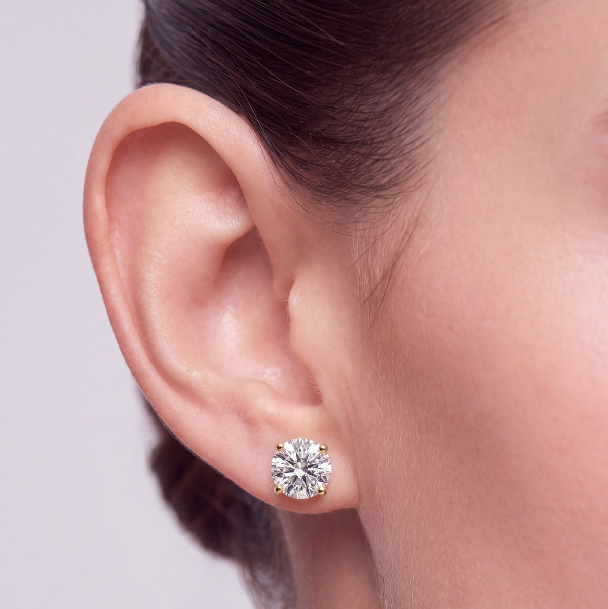 3ct Brilliant Stud Earrings - CRISLU