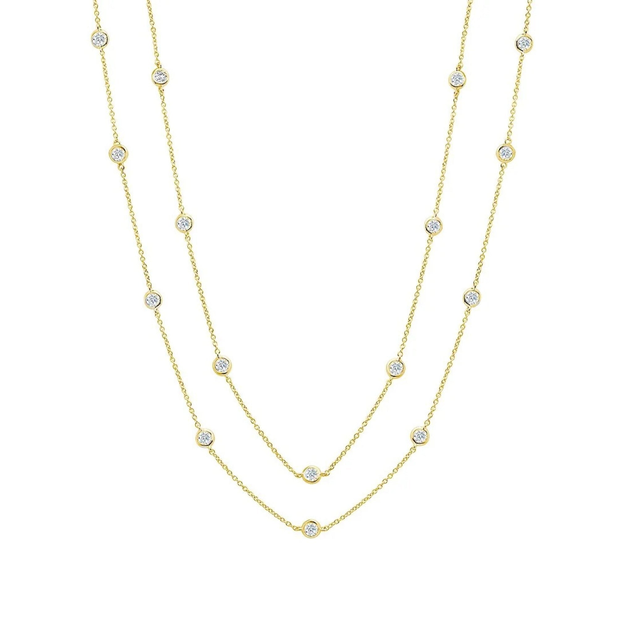 4mm 36" Station Necklace - CRISLU