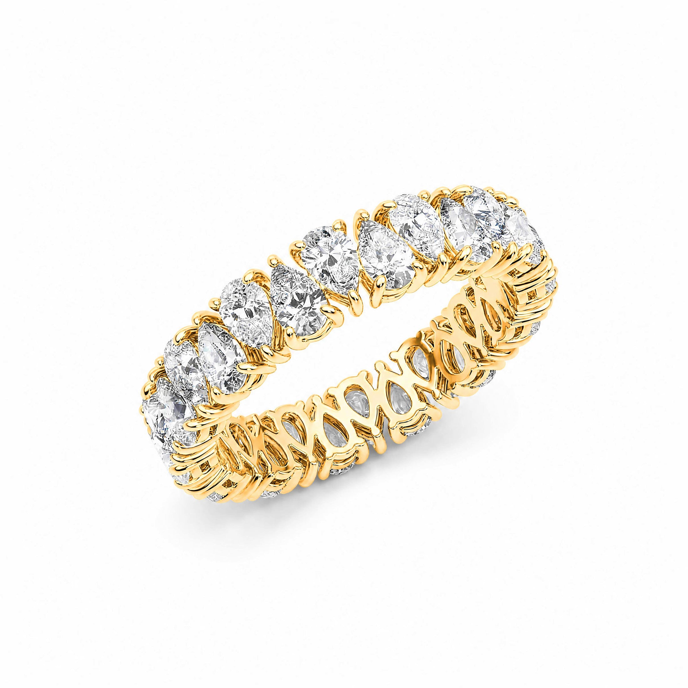 Eterna Pear Eternity Band