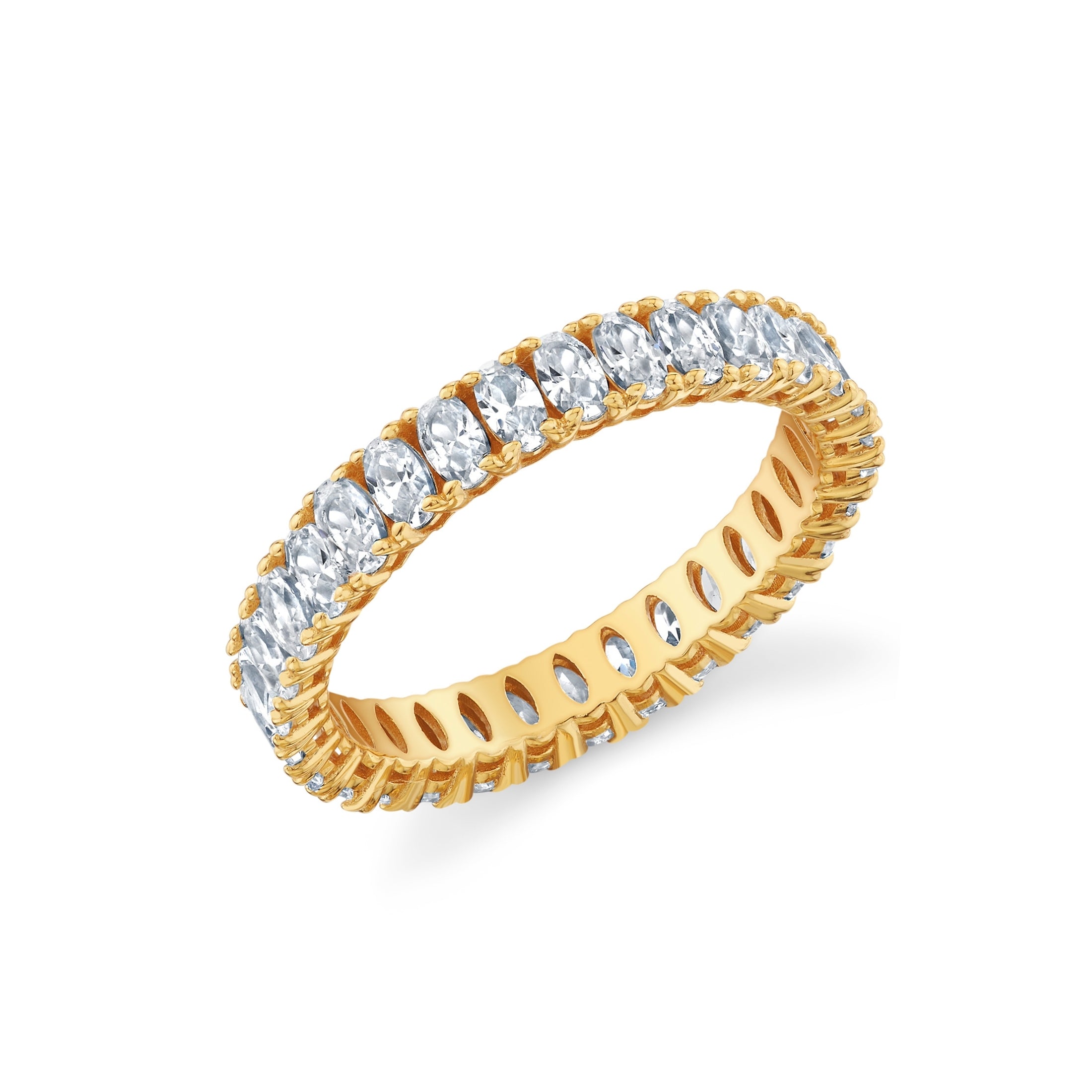 Eterna Oval Eternity Band