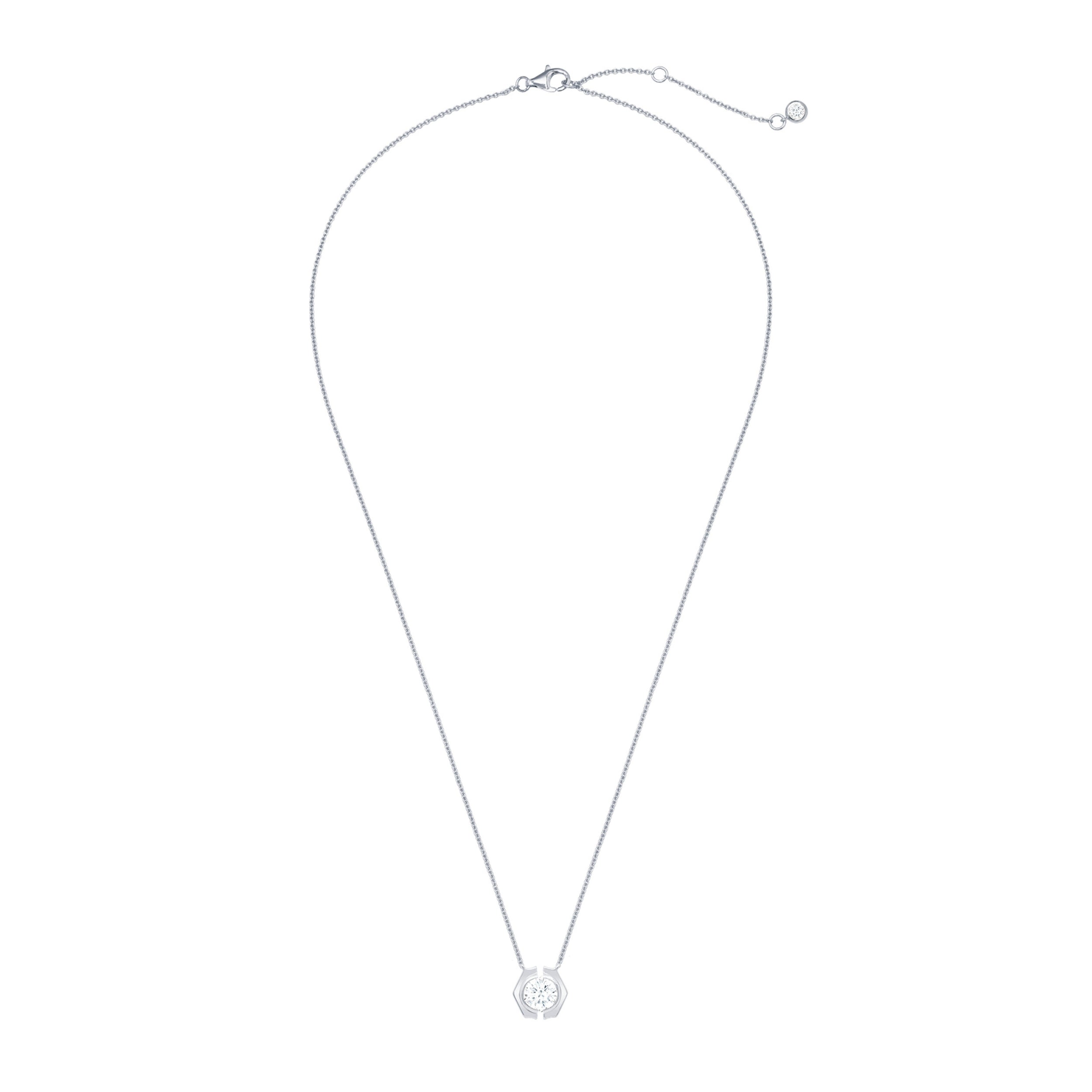 Solara Necklace Finished in Platinum