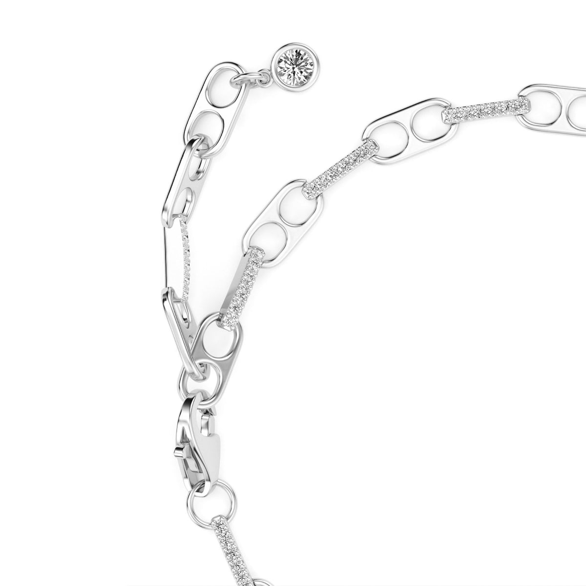 Embraced Pavé Link Bracelet