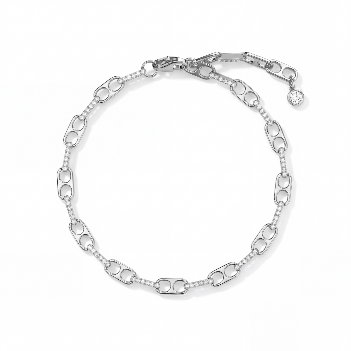 Embraced Pavé Link Bracelet