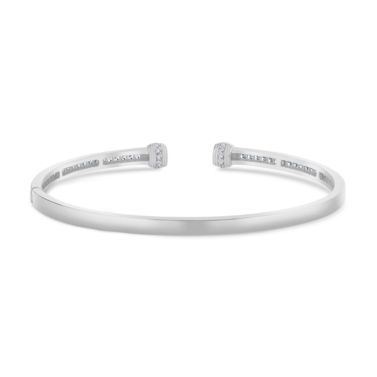 Contour Pavé Open Cuff Bangle
