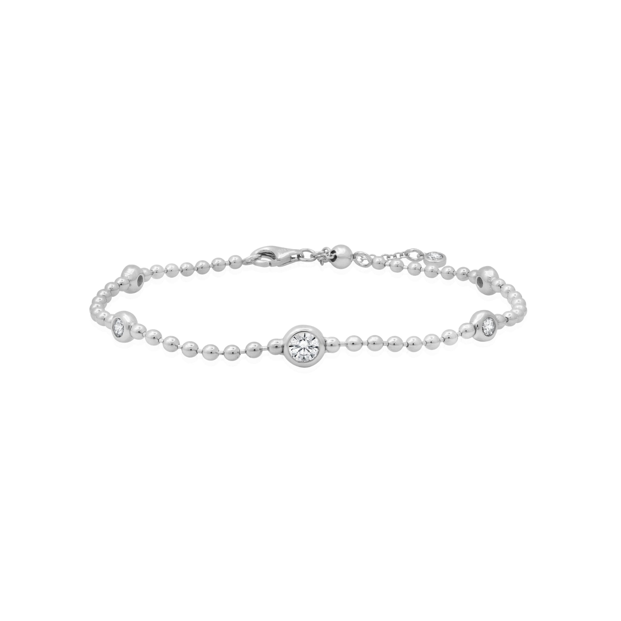 BBY Bracelet Finished in Platinum - CRISLU