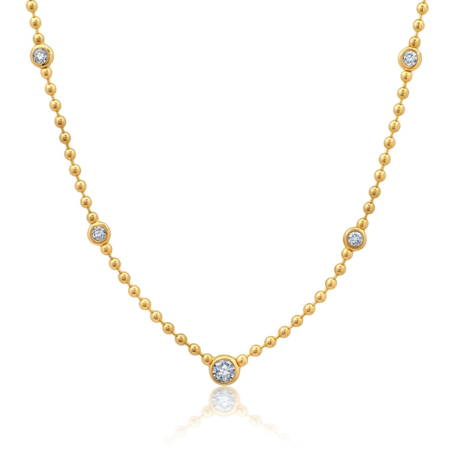 BBY Multi Necklace in Gold - CRISLU