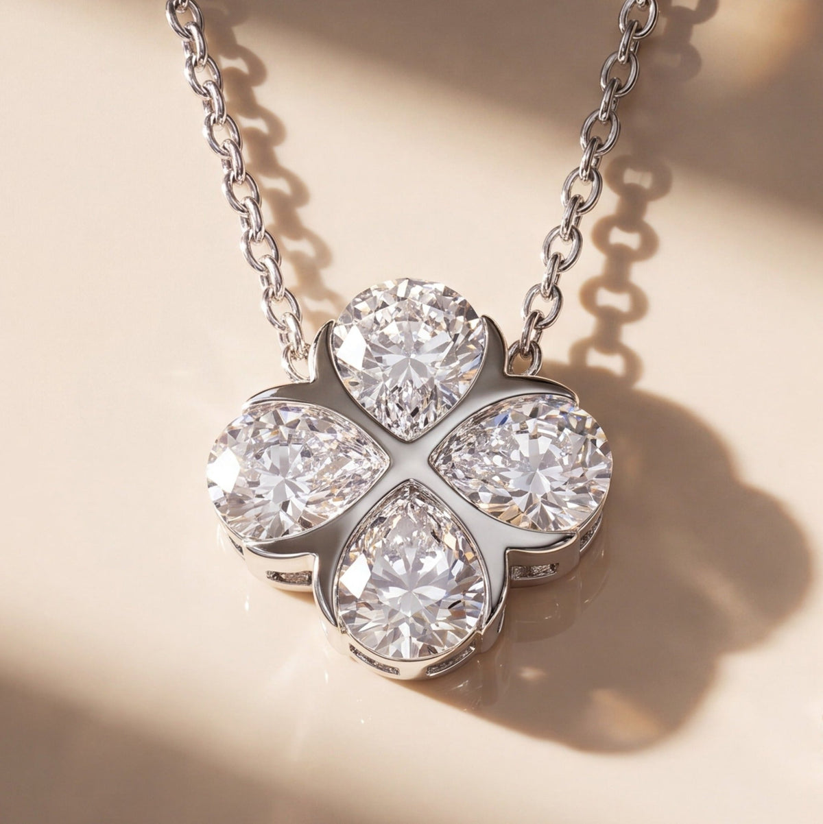 Bloom Clover Stud Earrings - CRISLU