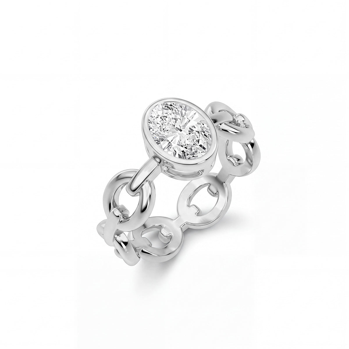 Bound Solitaire Ring
