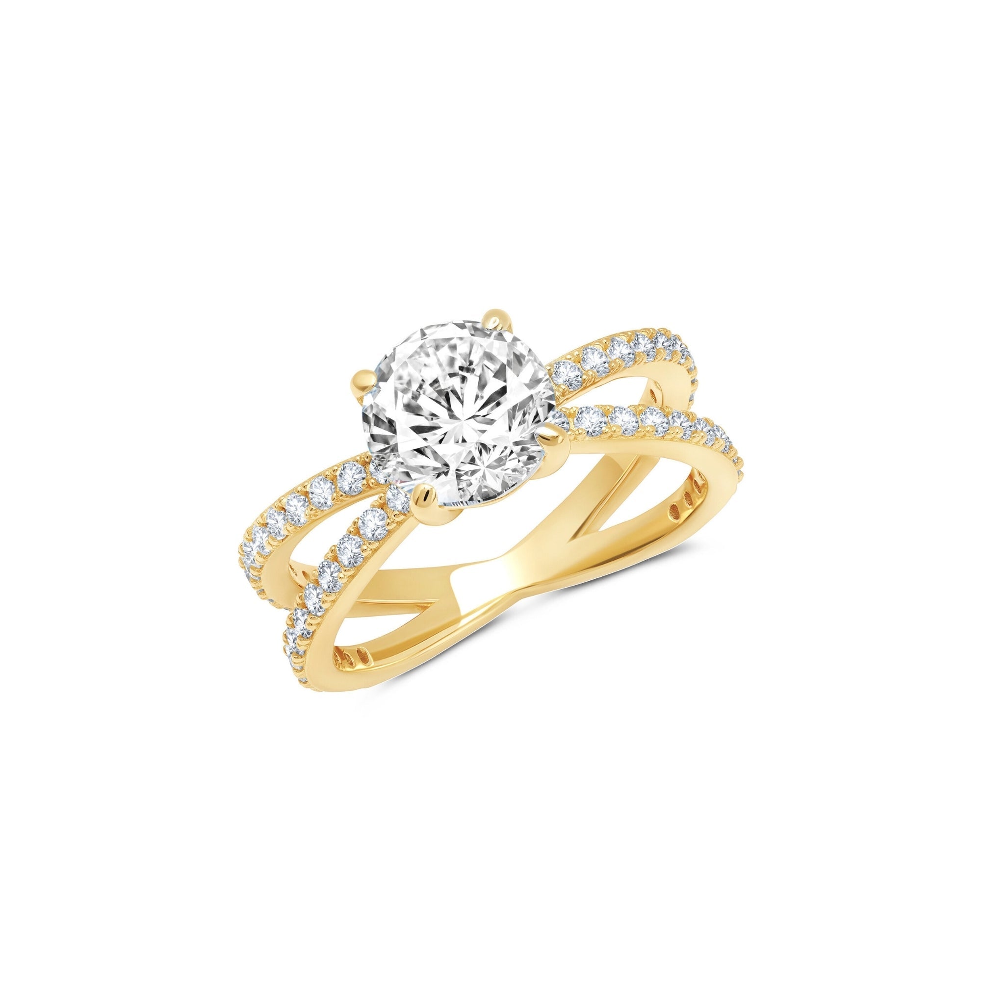 Brilliant Cut Unity Ring - CRISLU