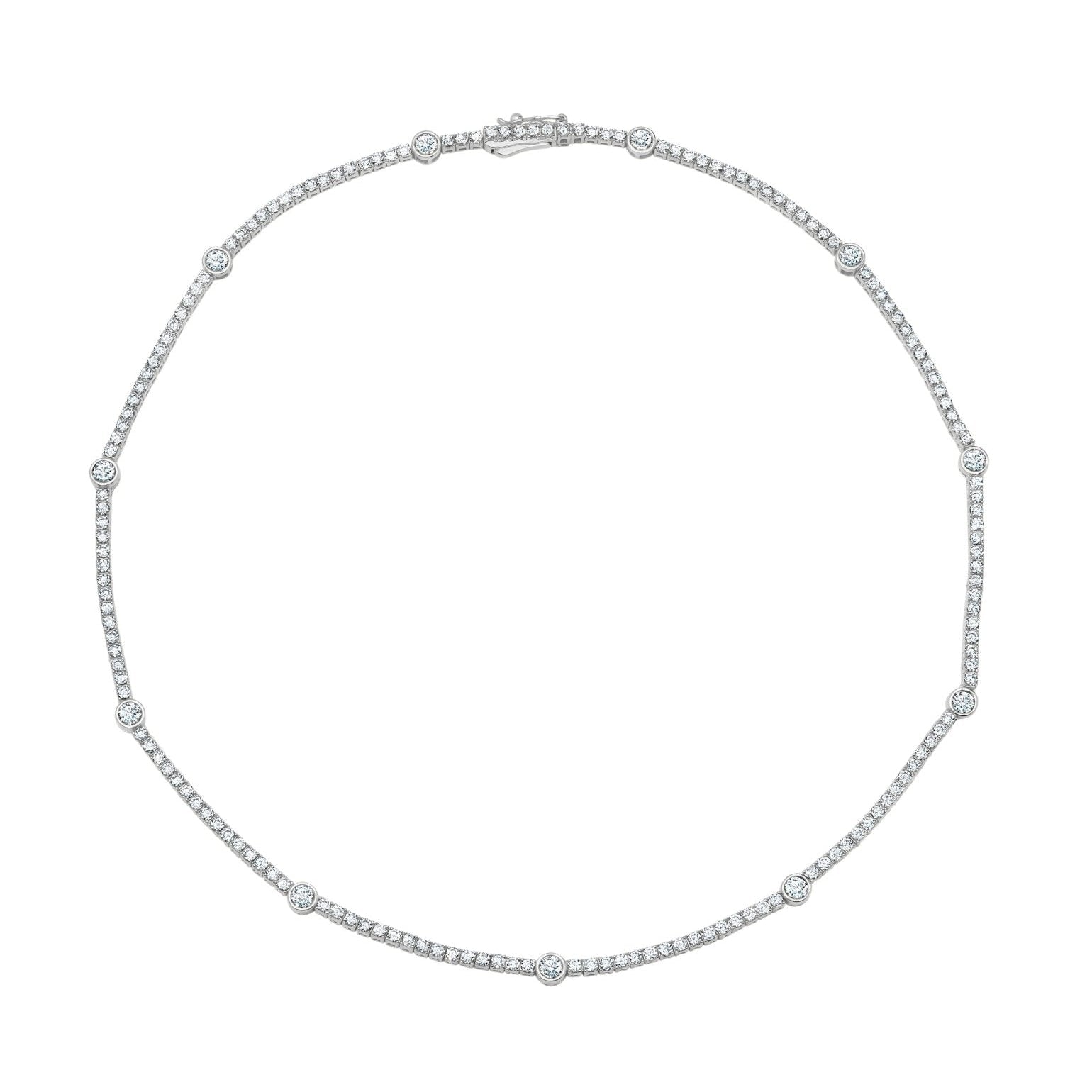 Celestial Necklace in Platinum - CRISLU