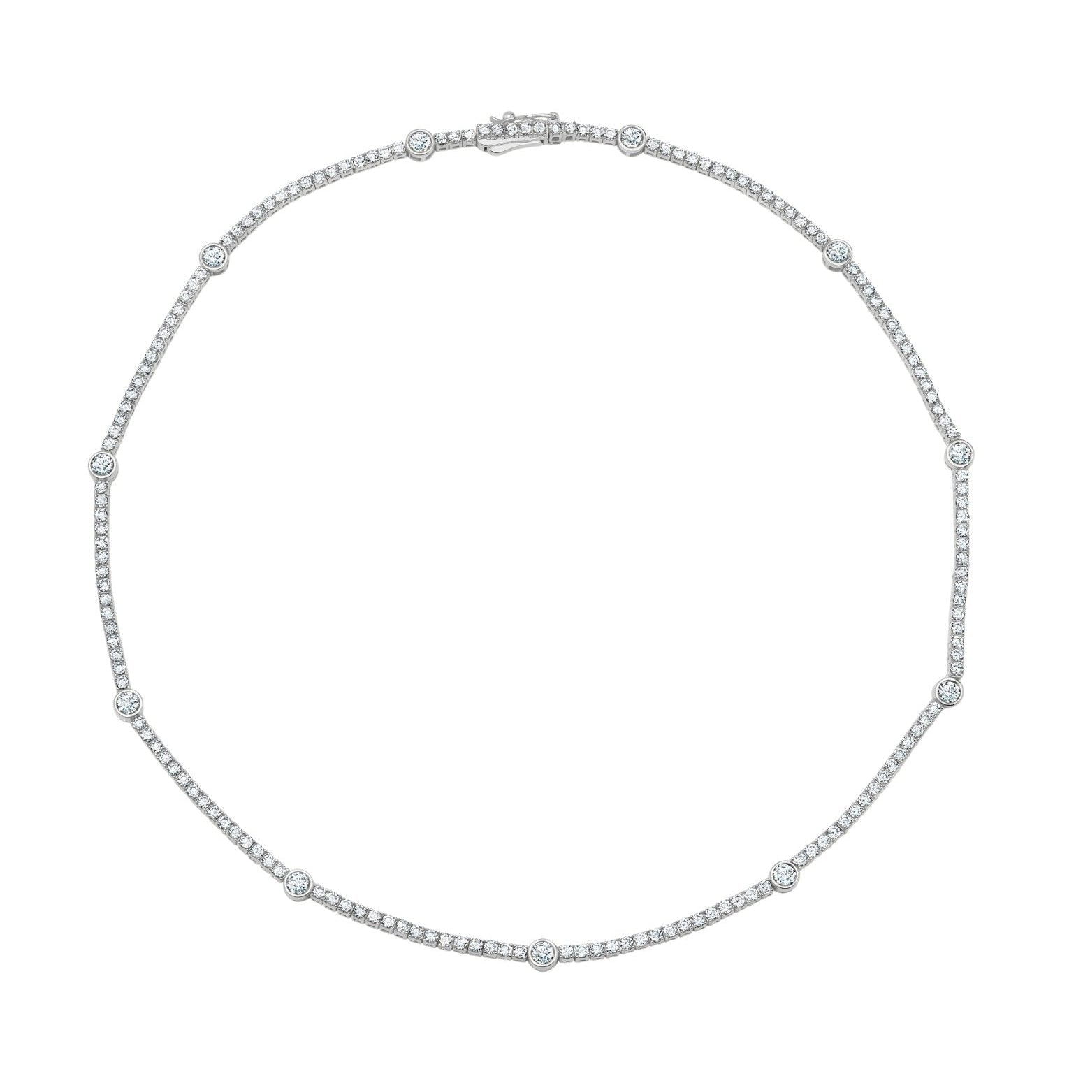 Celestial Station Tennis Necklace - CRISLU