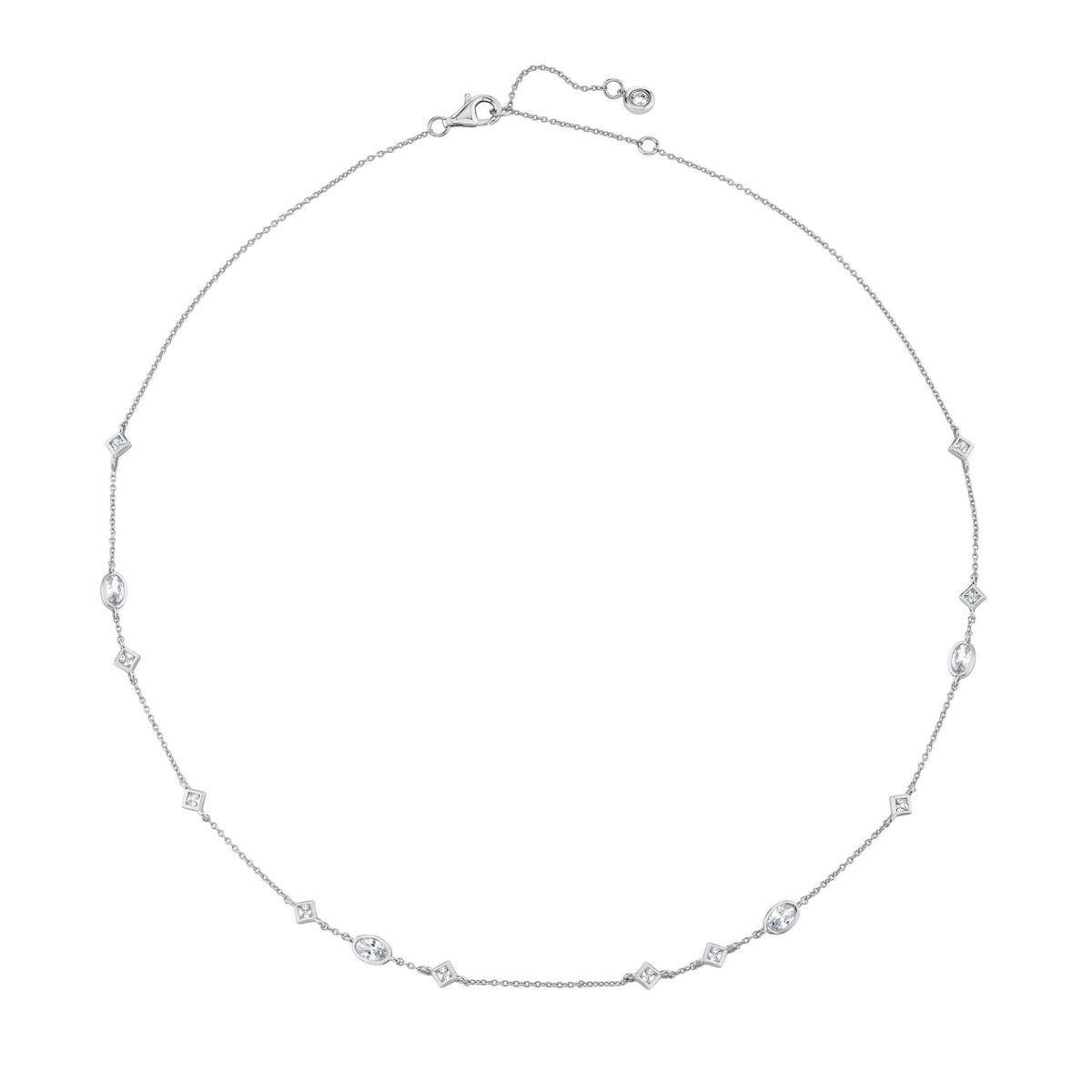 Charmed Multi-Shape Station Necklace - CRISLU