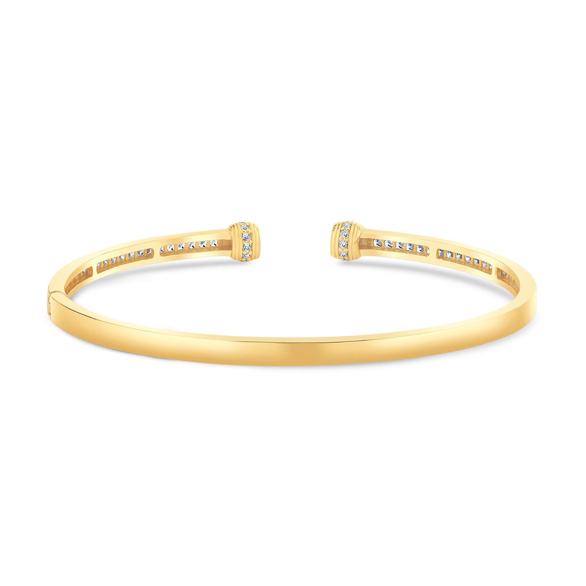 Contour Pavé Open Cuff Bangle - CRISLU