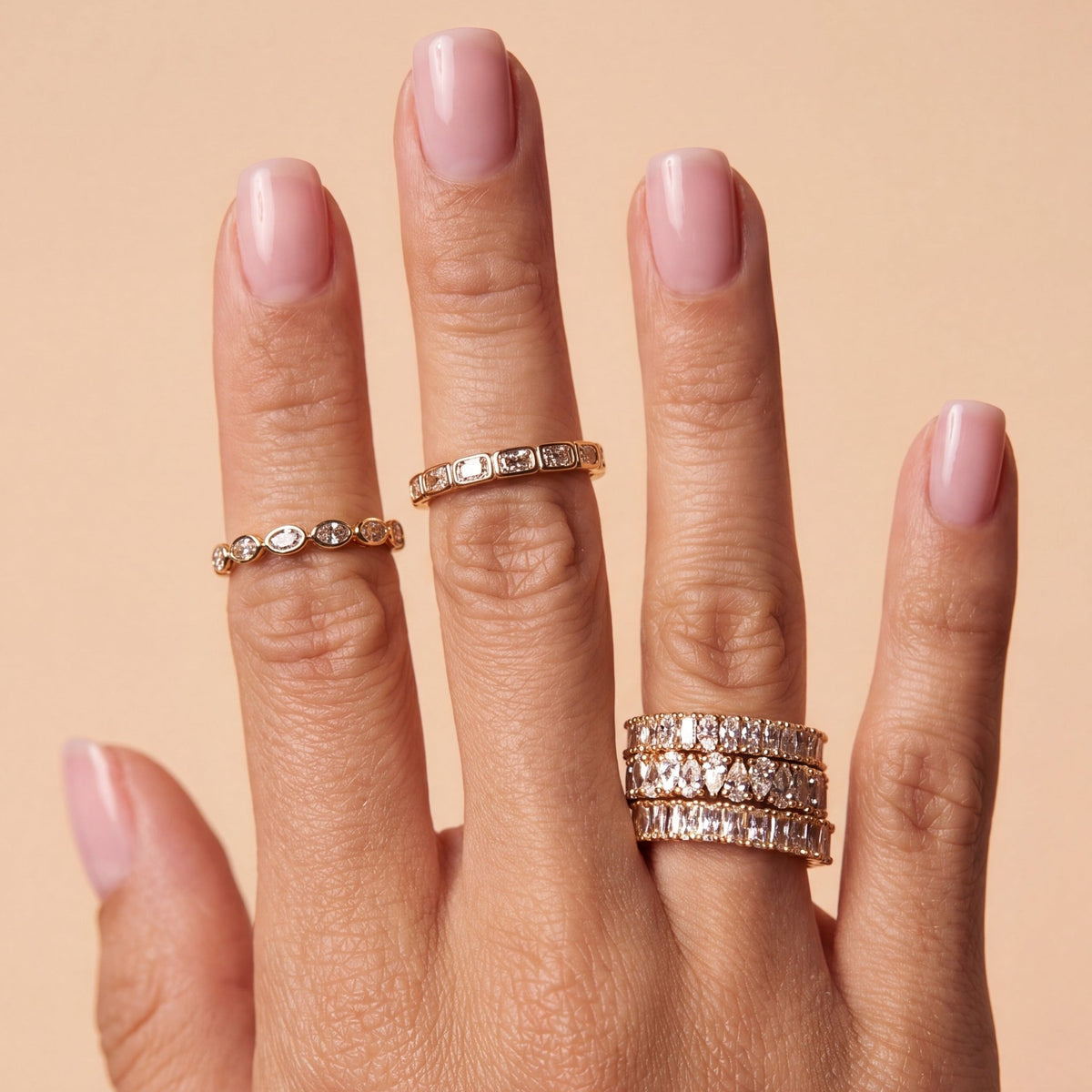 Eterna Oval Eternity Band - CRISLU