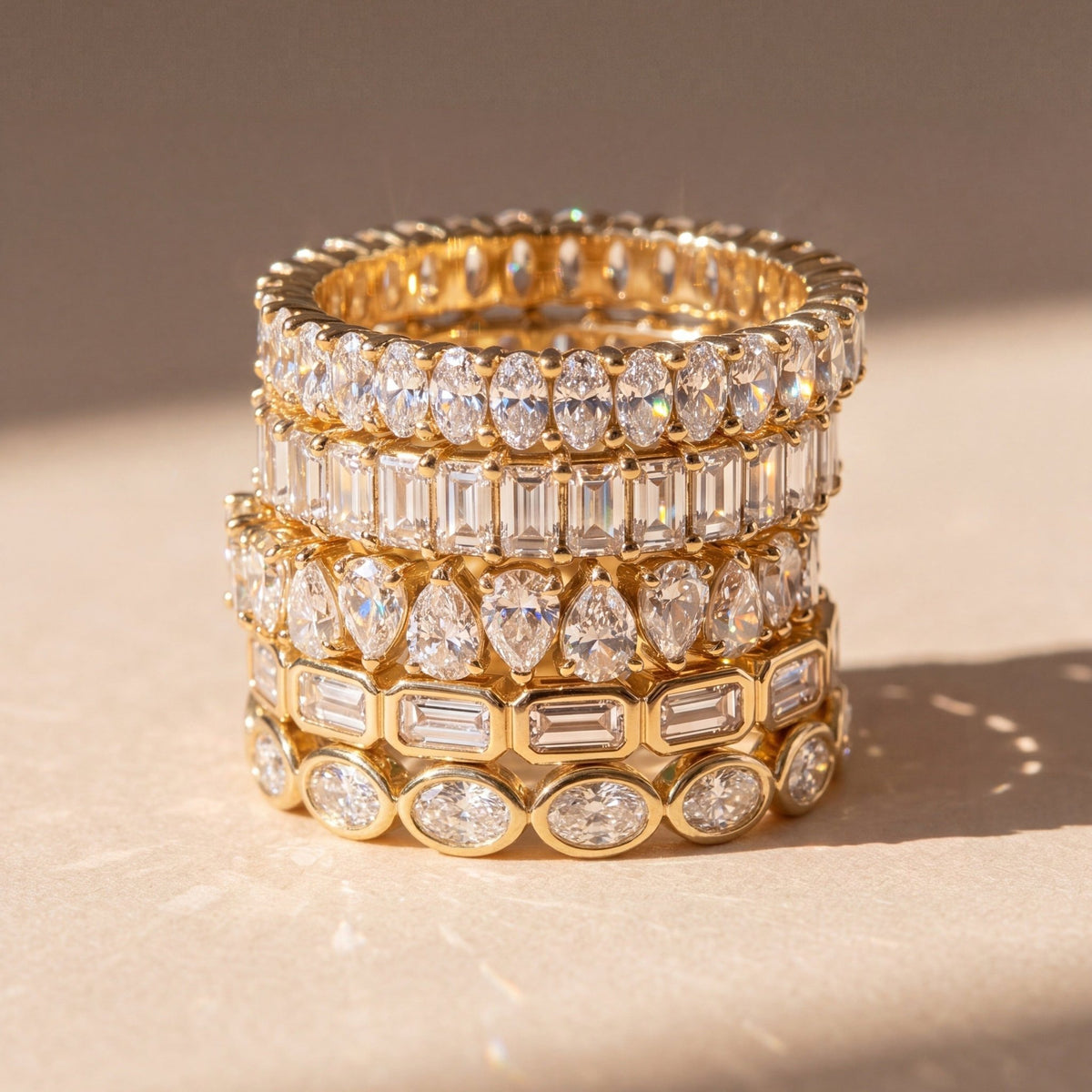 Eterna Oval Eternity Band - CRISLU