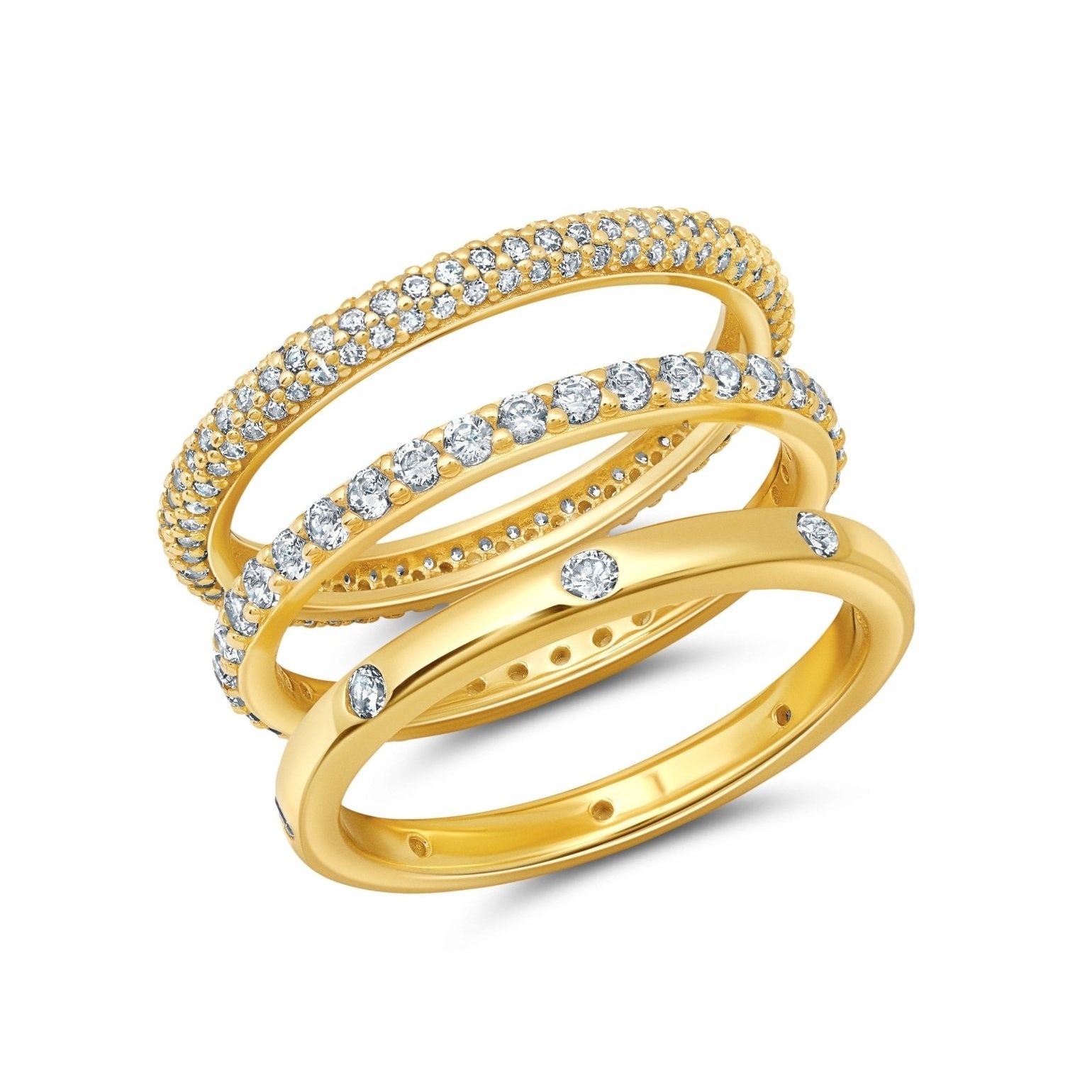 Eternal Stacking Ring in Gold - CRISLU