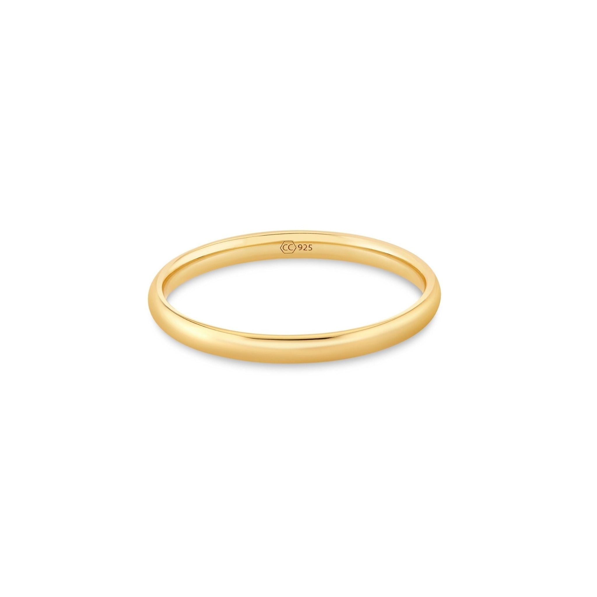 Ever After Band Ring Finished in Gold - CRISLU