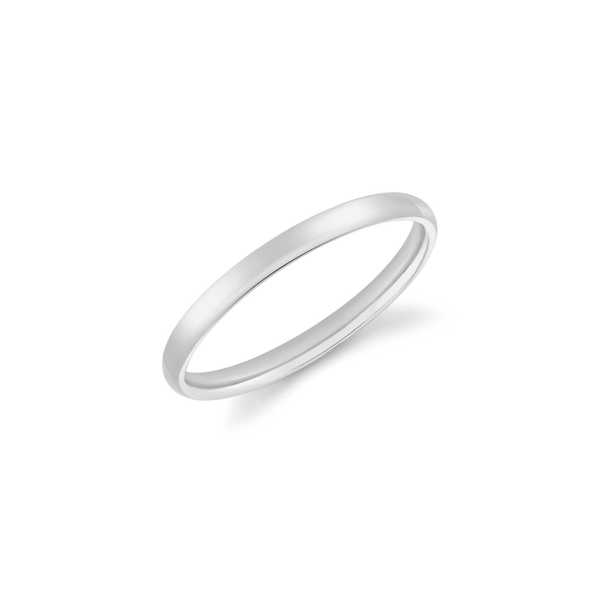 Ever After Band Ring Finished in Platinum - CRISLU