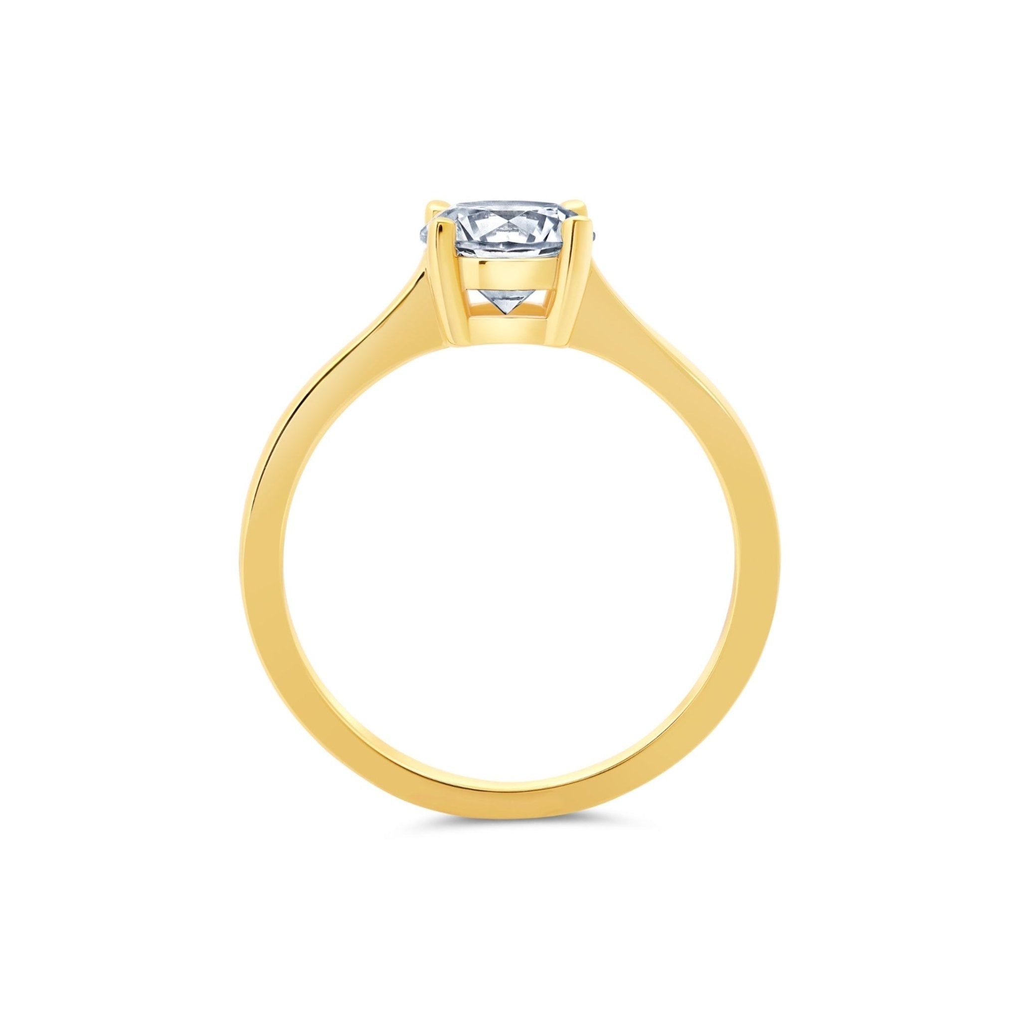 Evermore Brilliant 1.5ct Solitaire Ring in Gold - CRISLU