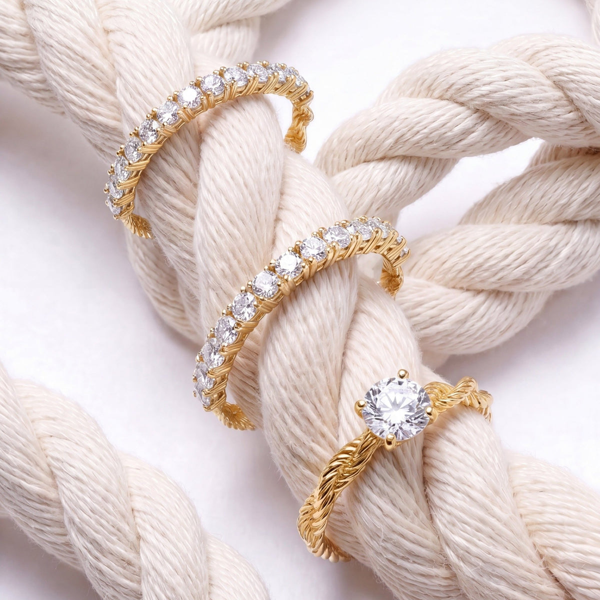 Evertwined Half Eternity Ring - CRISLU