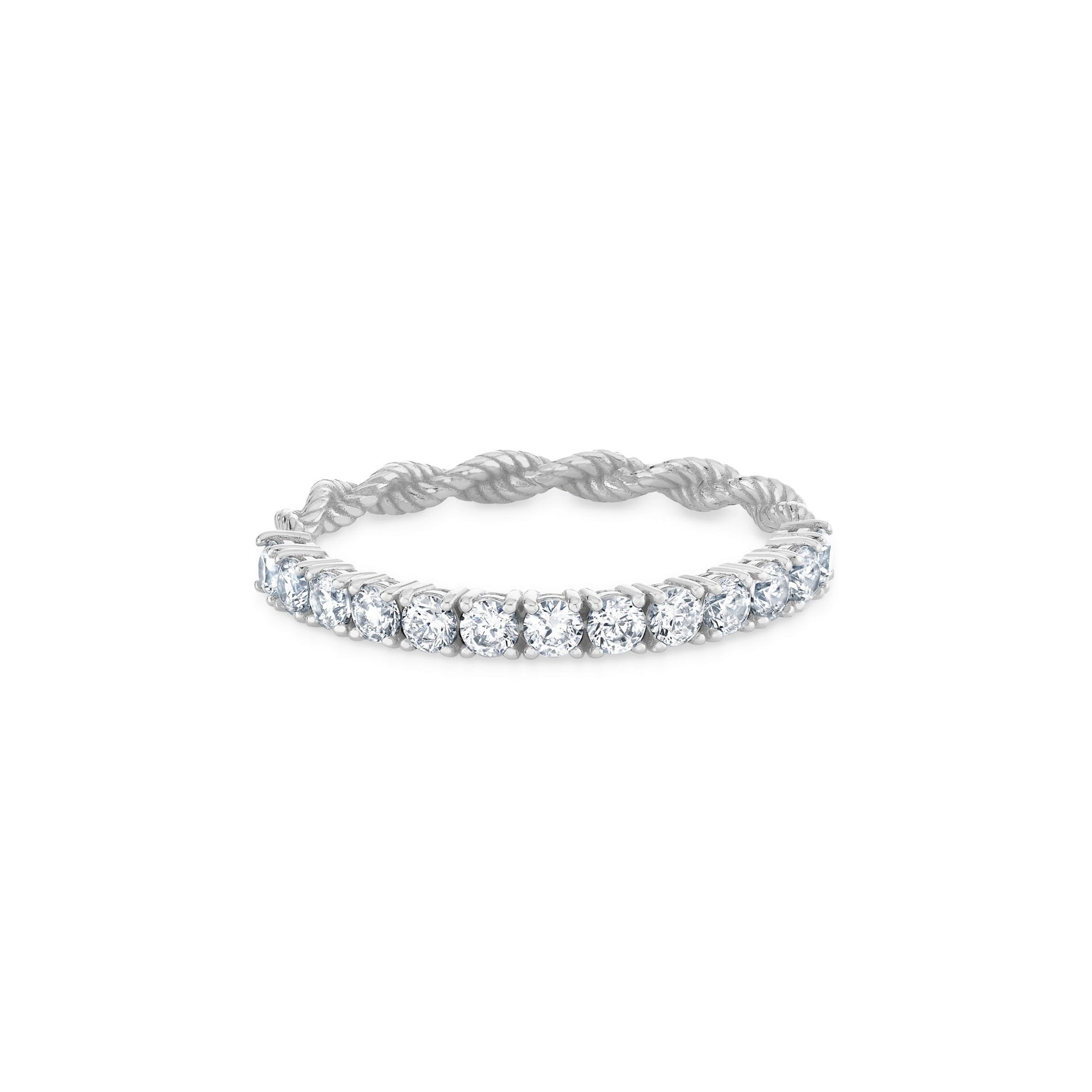 Evertwined Half Eternity Ring - CRISLU