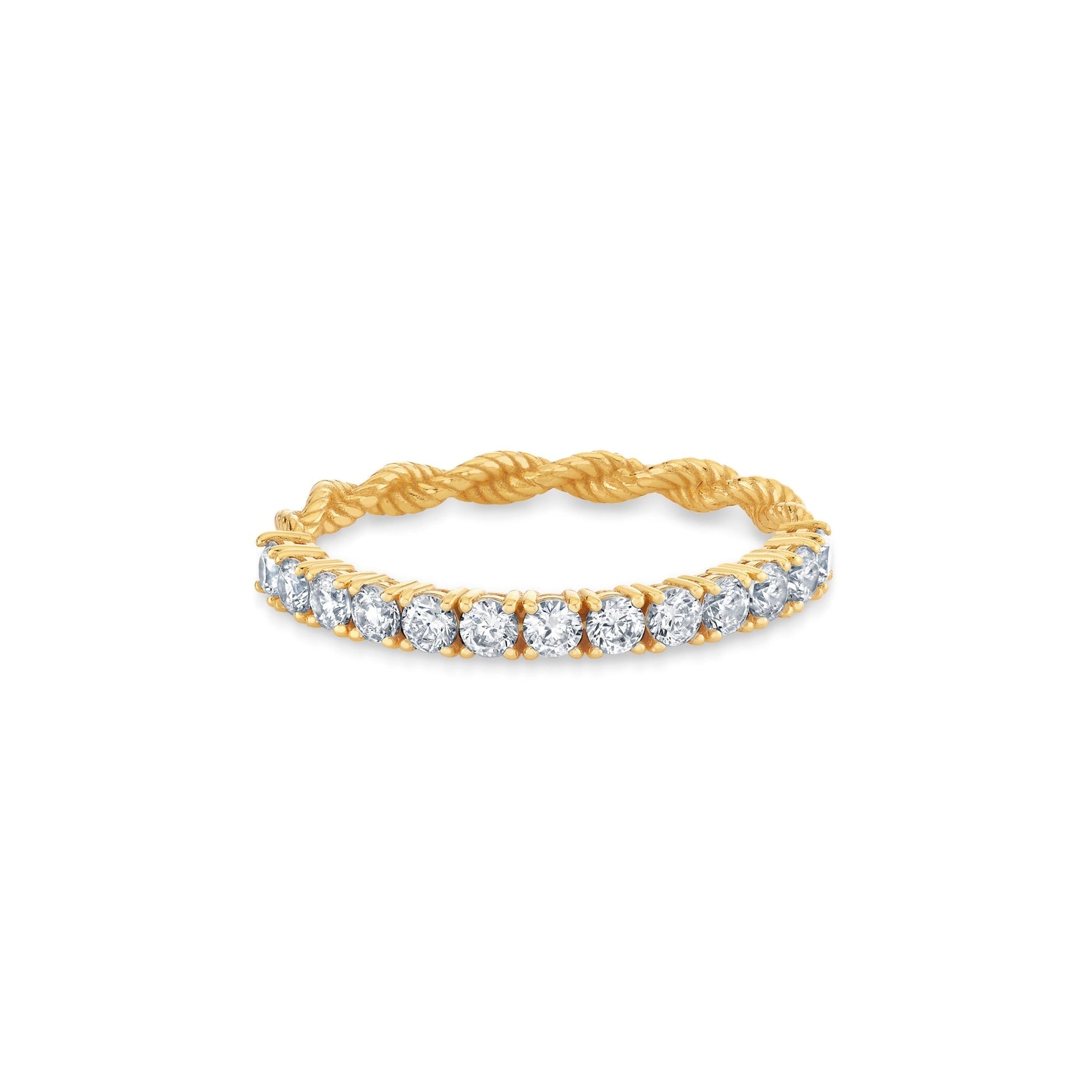 Evertwined Half Eternity Ring - CRISLU