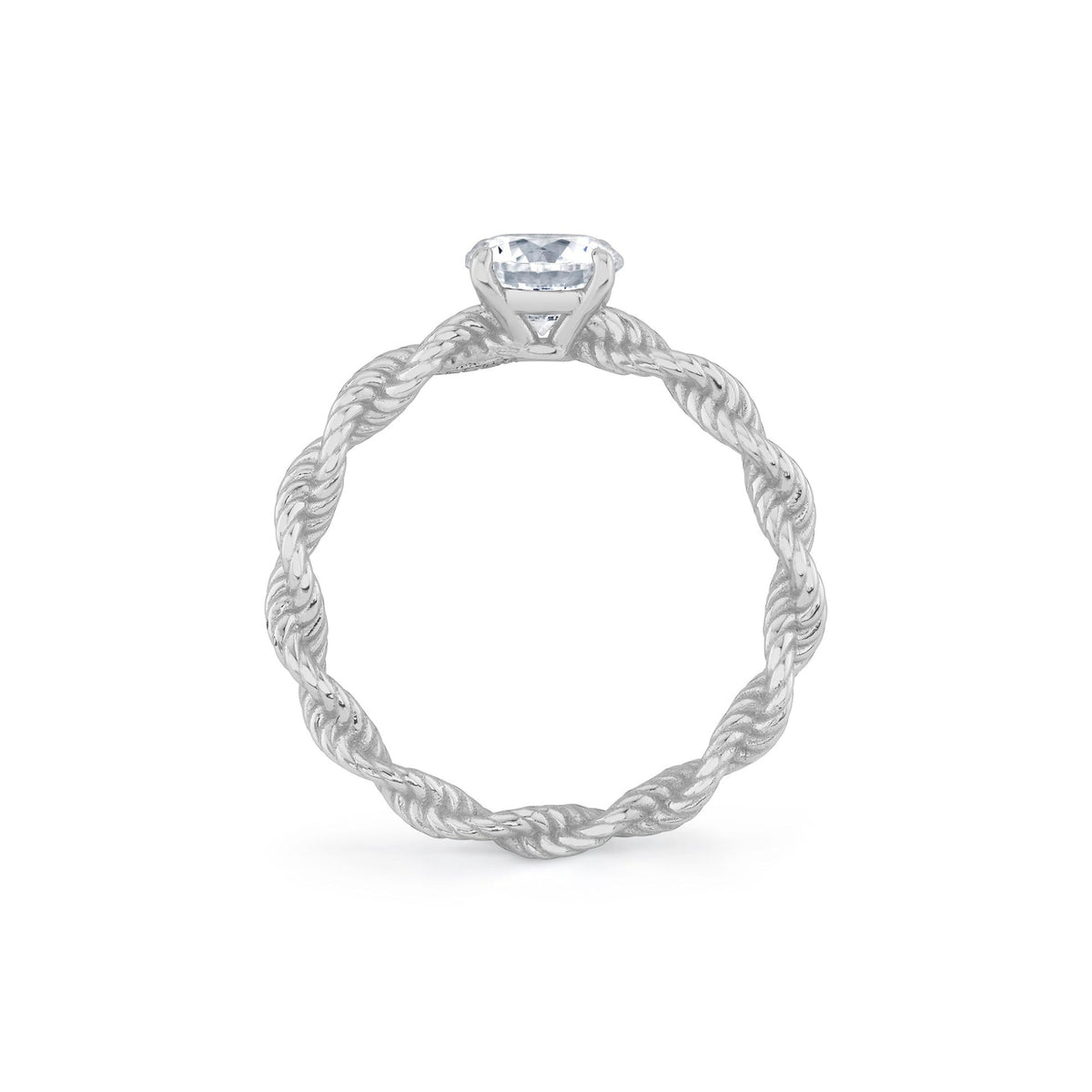 Evertwined Solitaire Ring - CRISLU