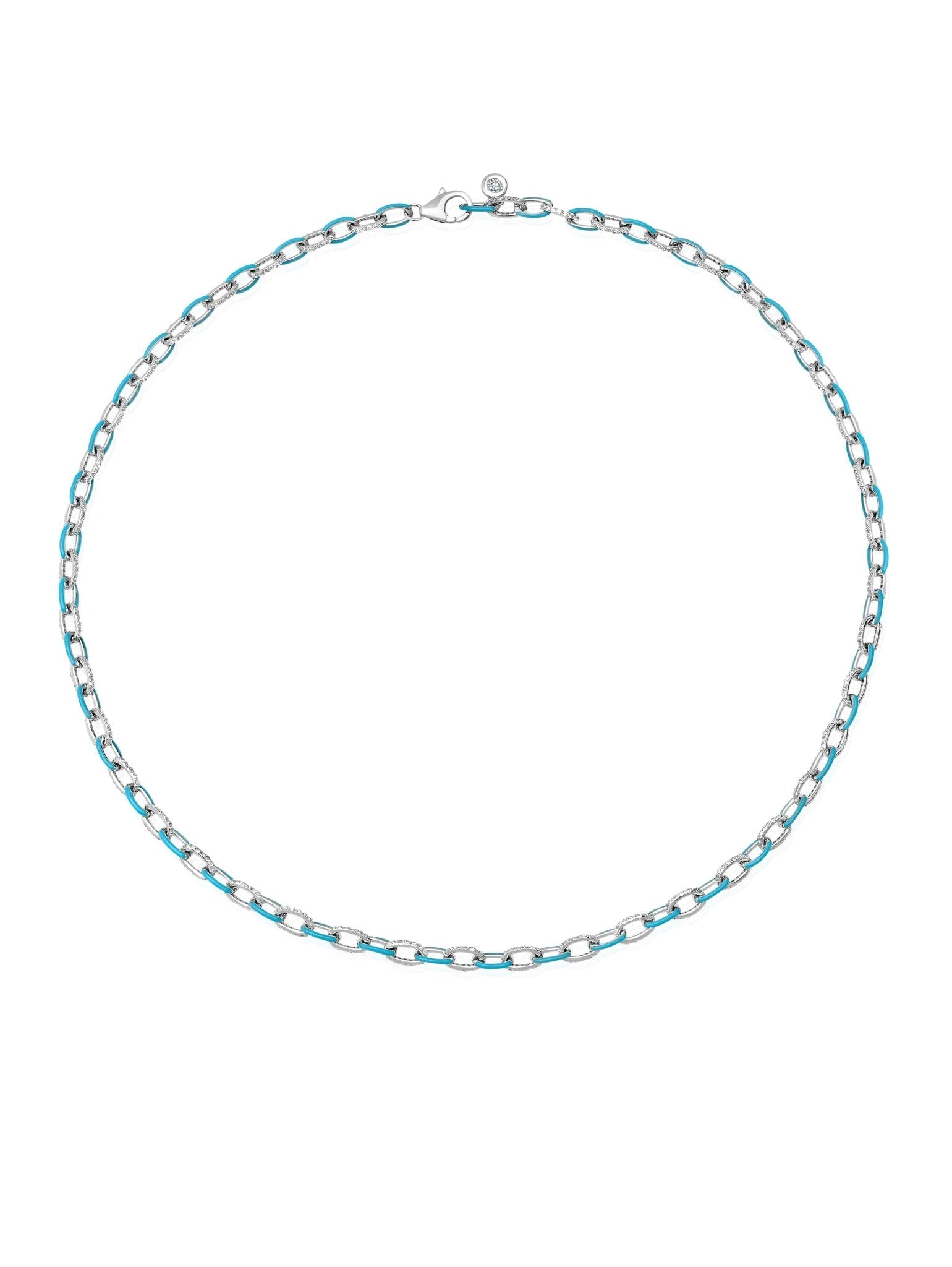 Gold Glaze Chain Link Necklace - CRISLU