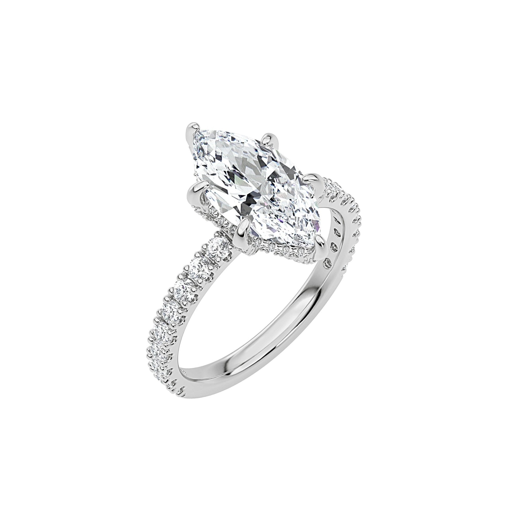 Marquise & Pavé Ring - CRISLU