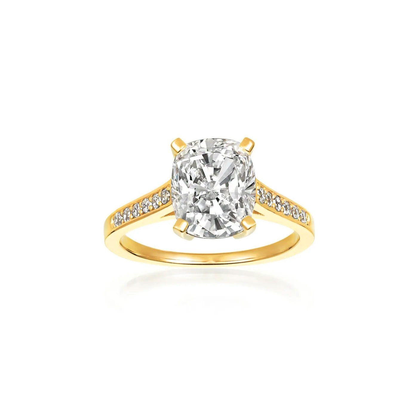 Radiant Cushion Cut Ring - CRISLU