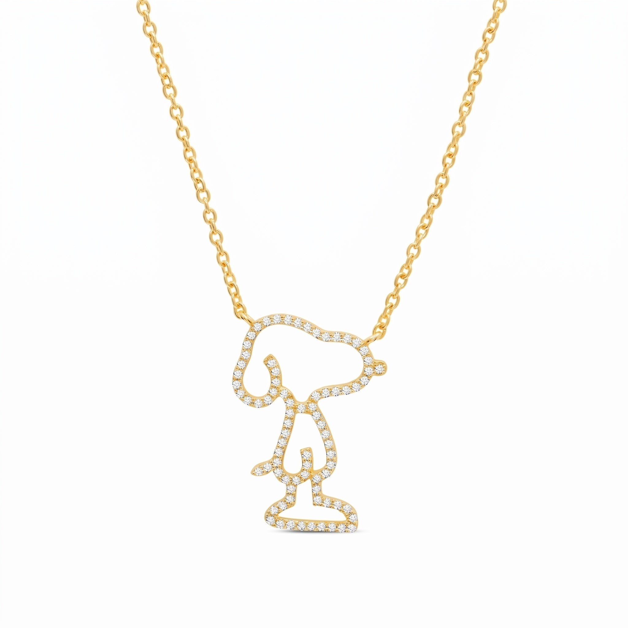 Snoopy Silhouette Necklace - CRISLU