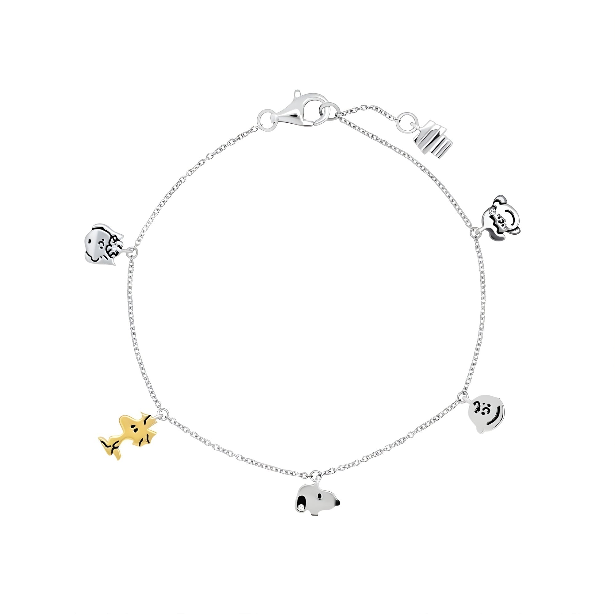 Snoopy & the Gang Charm Bracelet - CRISLU
