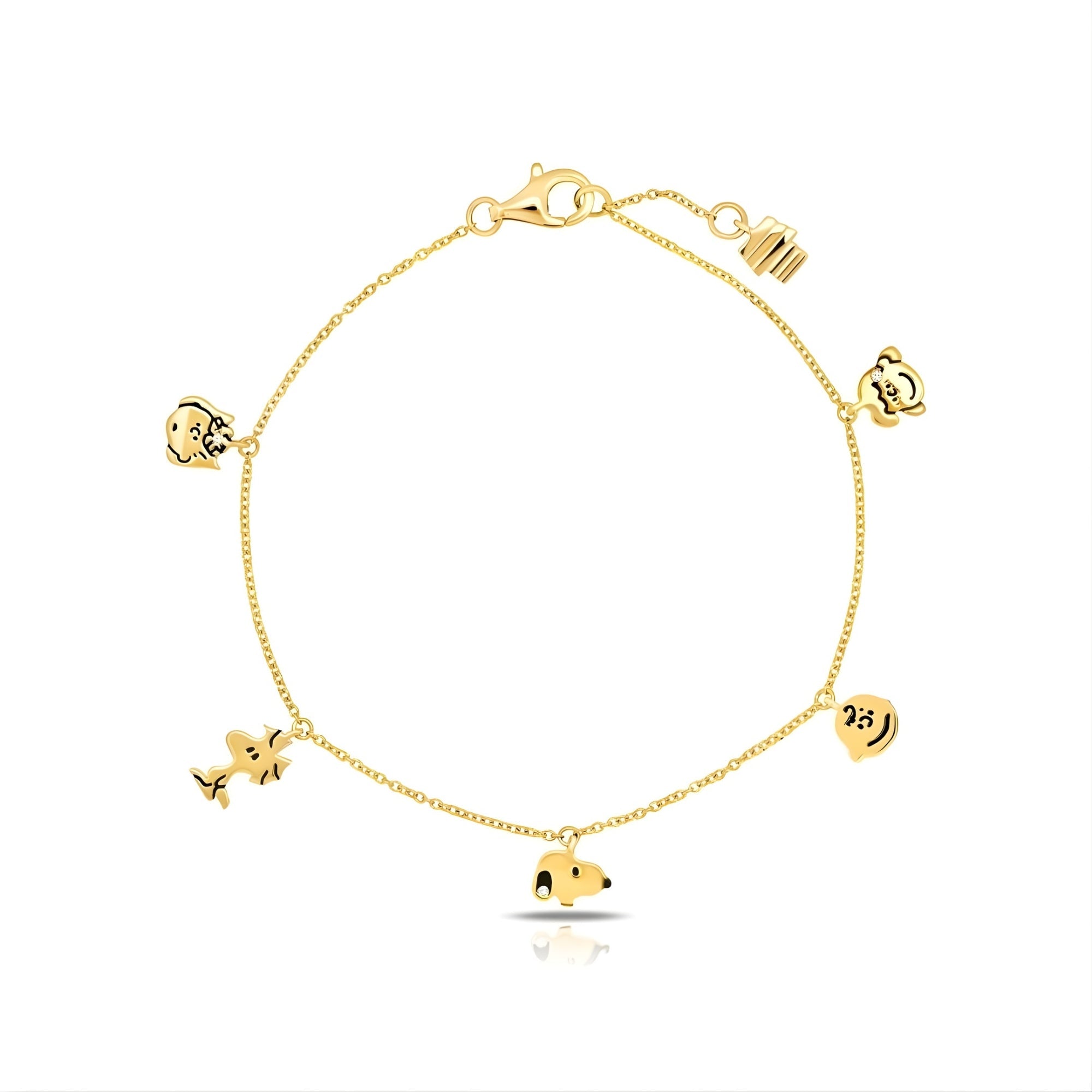 Snoopy & the Gang Charm Bracelet - CRISLU