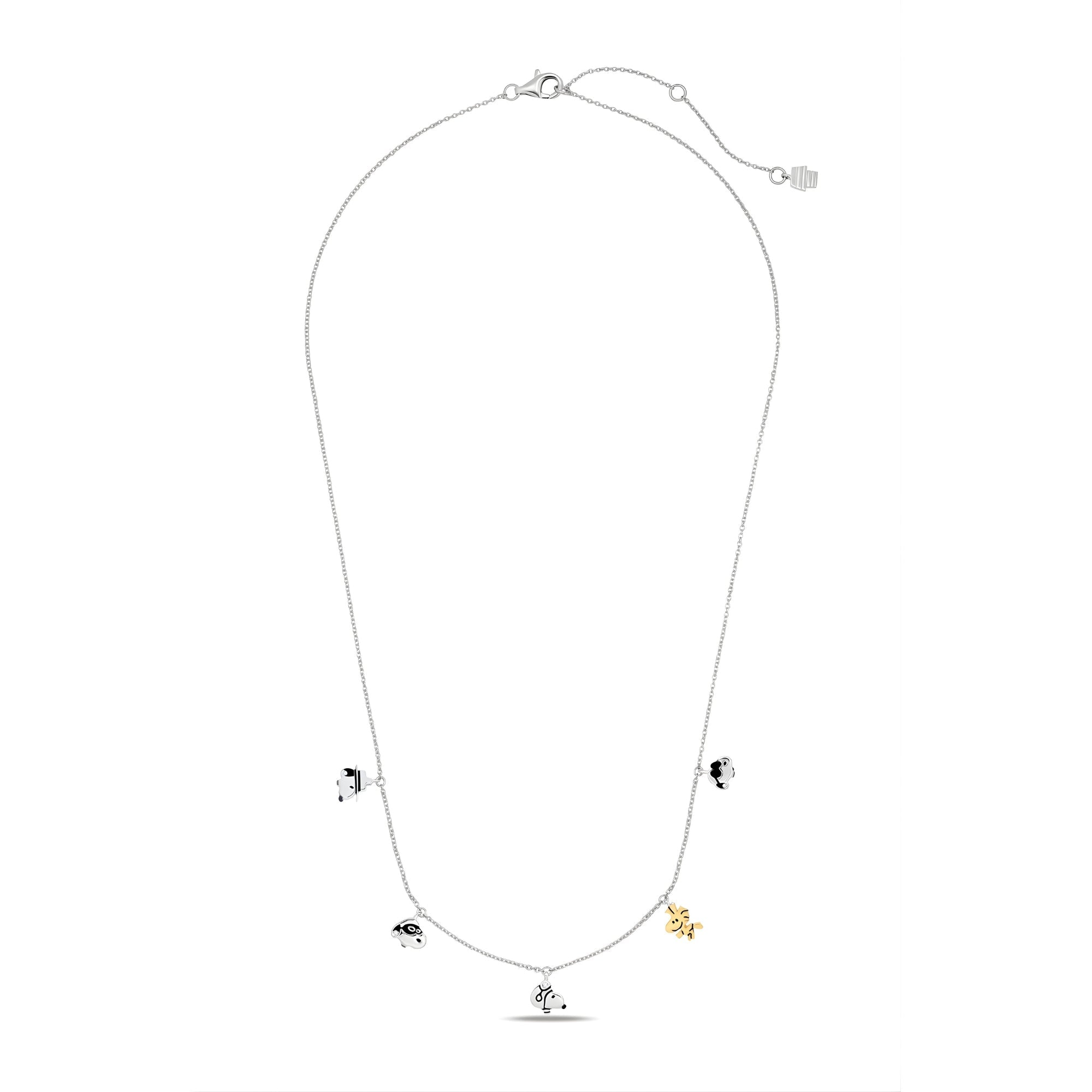 Snoopy & Woodstock Charm Necklace - CRISLU