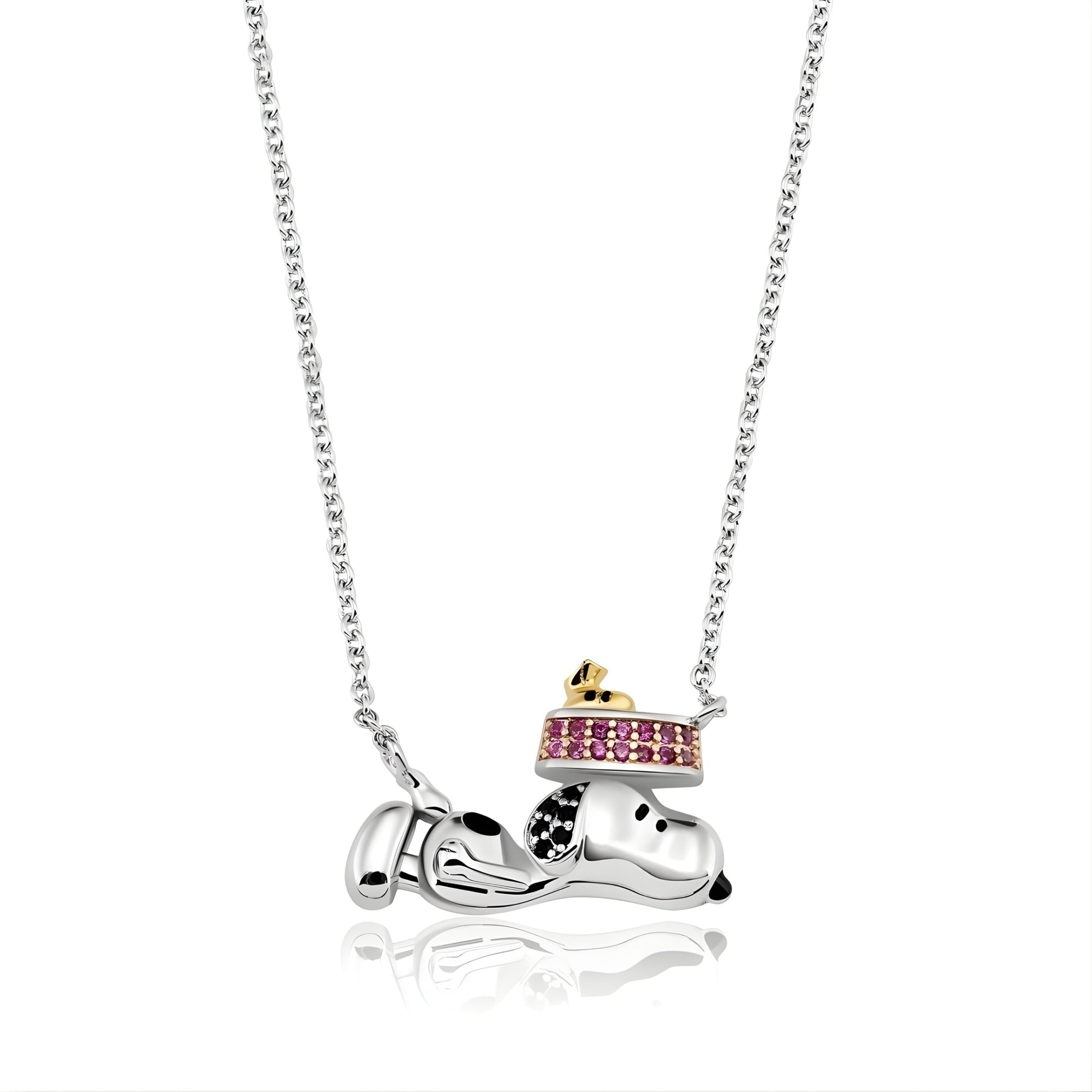 Snoopy's Dog Dish Necklace - CRISLU