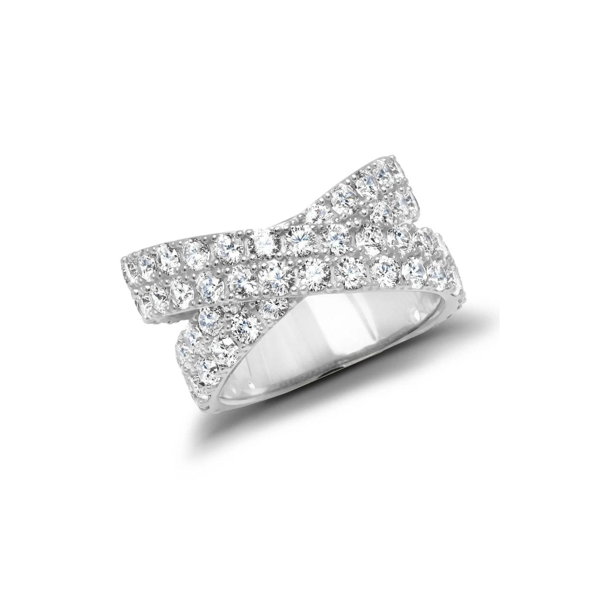 Stardust Ring Finished in Pure Platinum - CRISLU