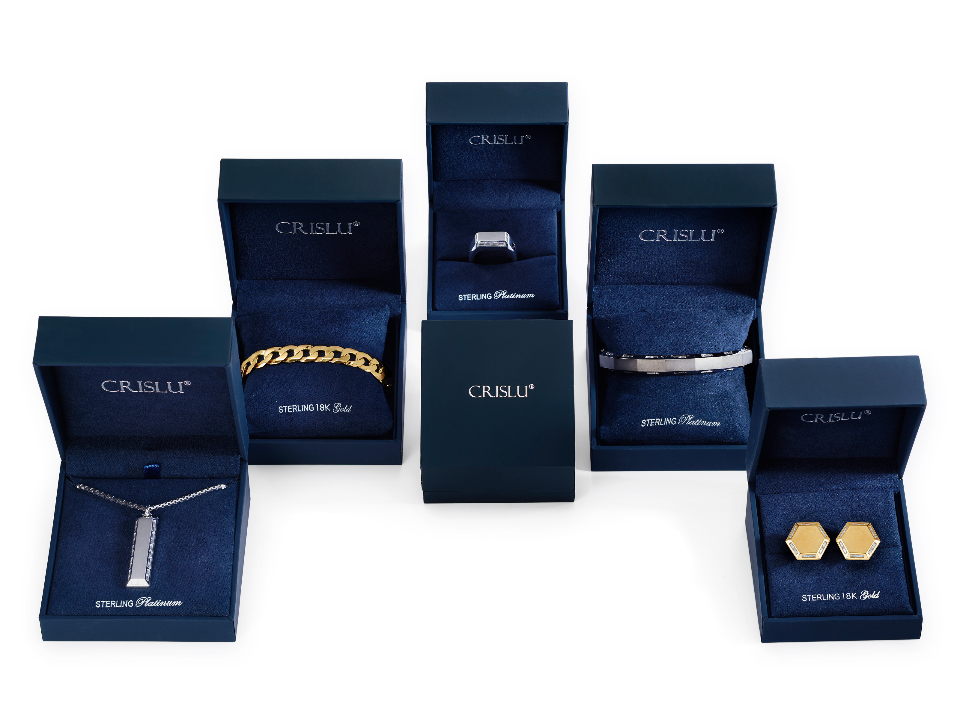 Princess Cut 3mm Tennis Necklace Finished in Rose Gold - CRISLU