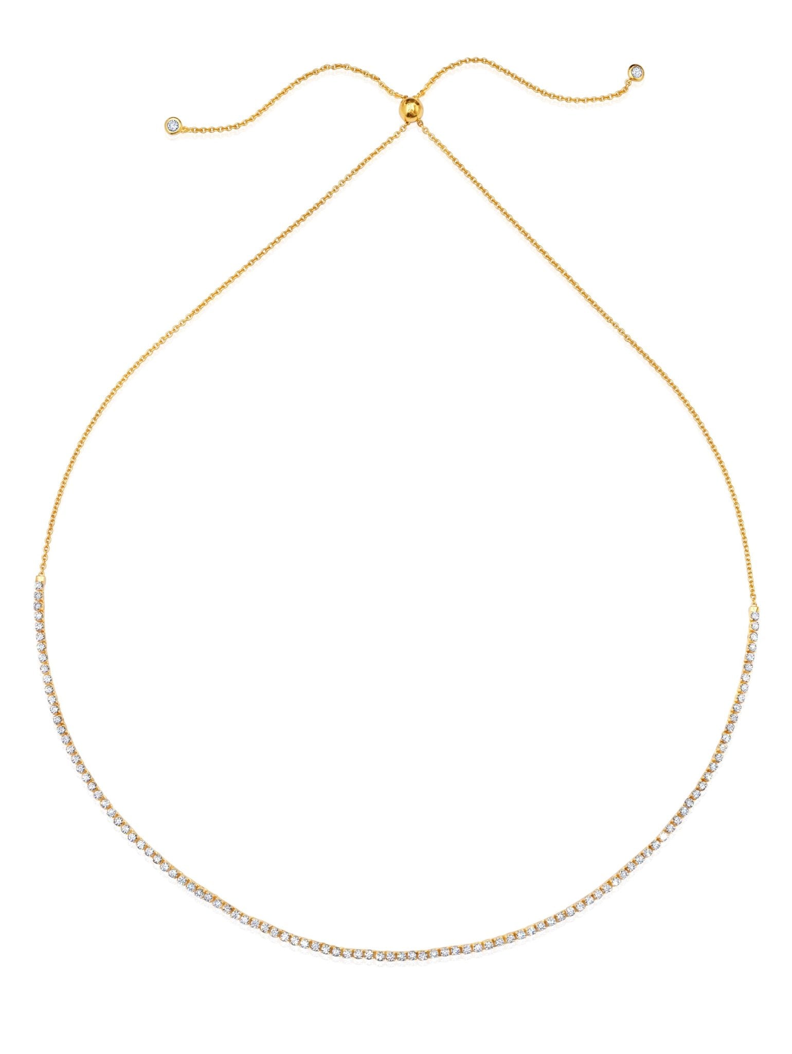 Adjustable Tennis Necklace - CRISLU